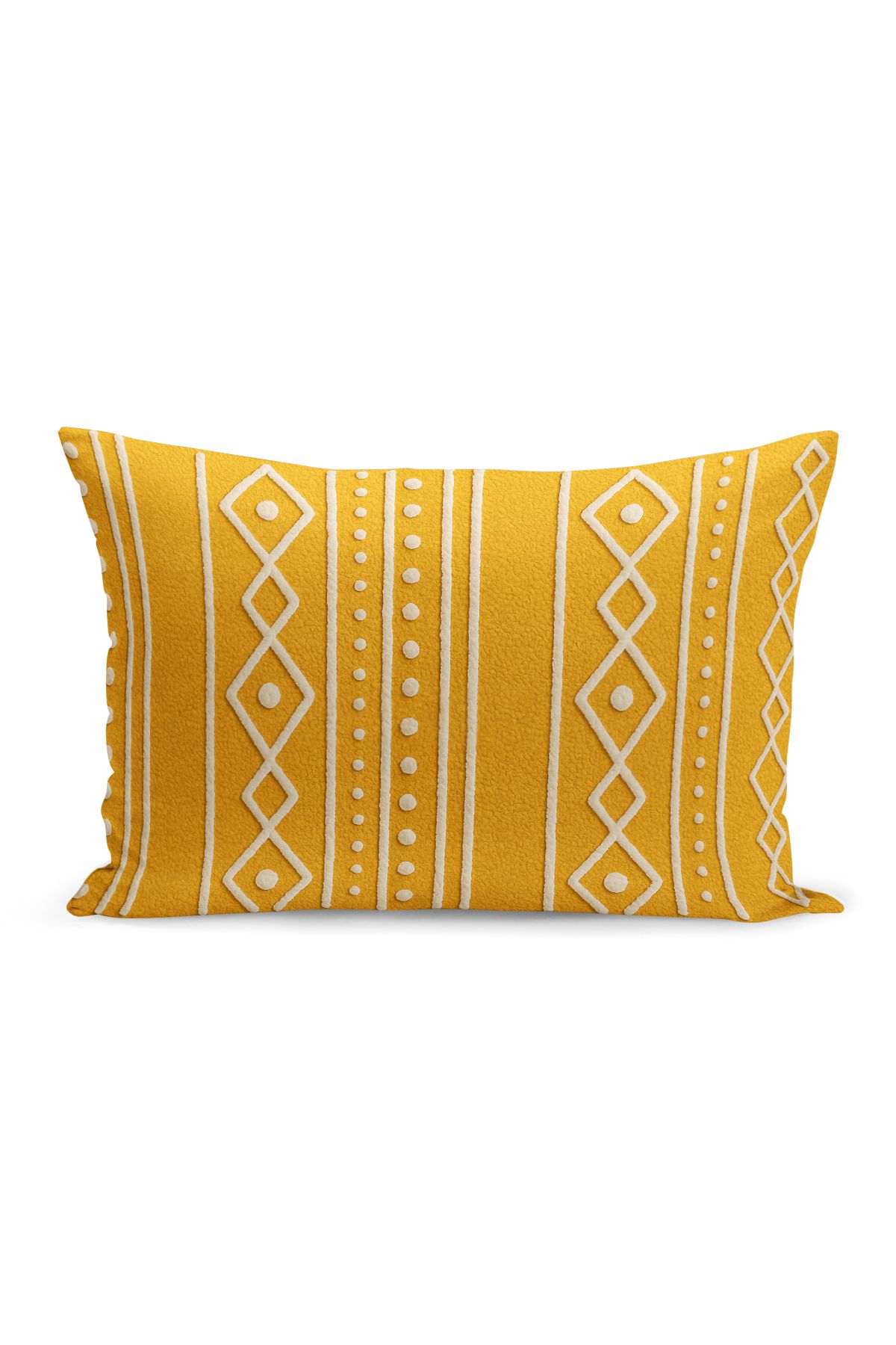 Bertille Home-Set de 3 huse de pernă cu imprimare digitală pe două părți (aspect de broderie cu model de puncție) 5