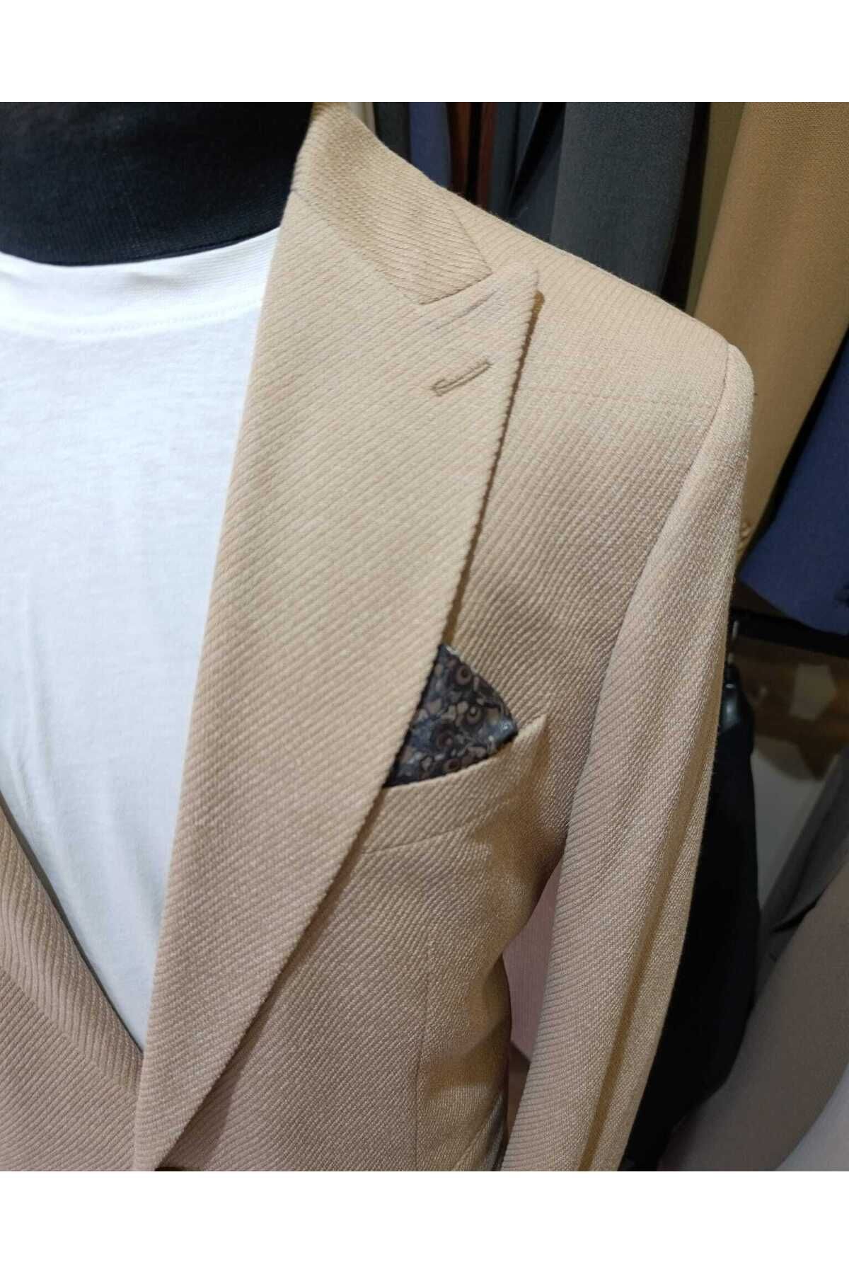 Ted Davıd-Mink Half Lined Single Button Blazer Jacket 2