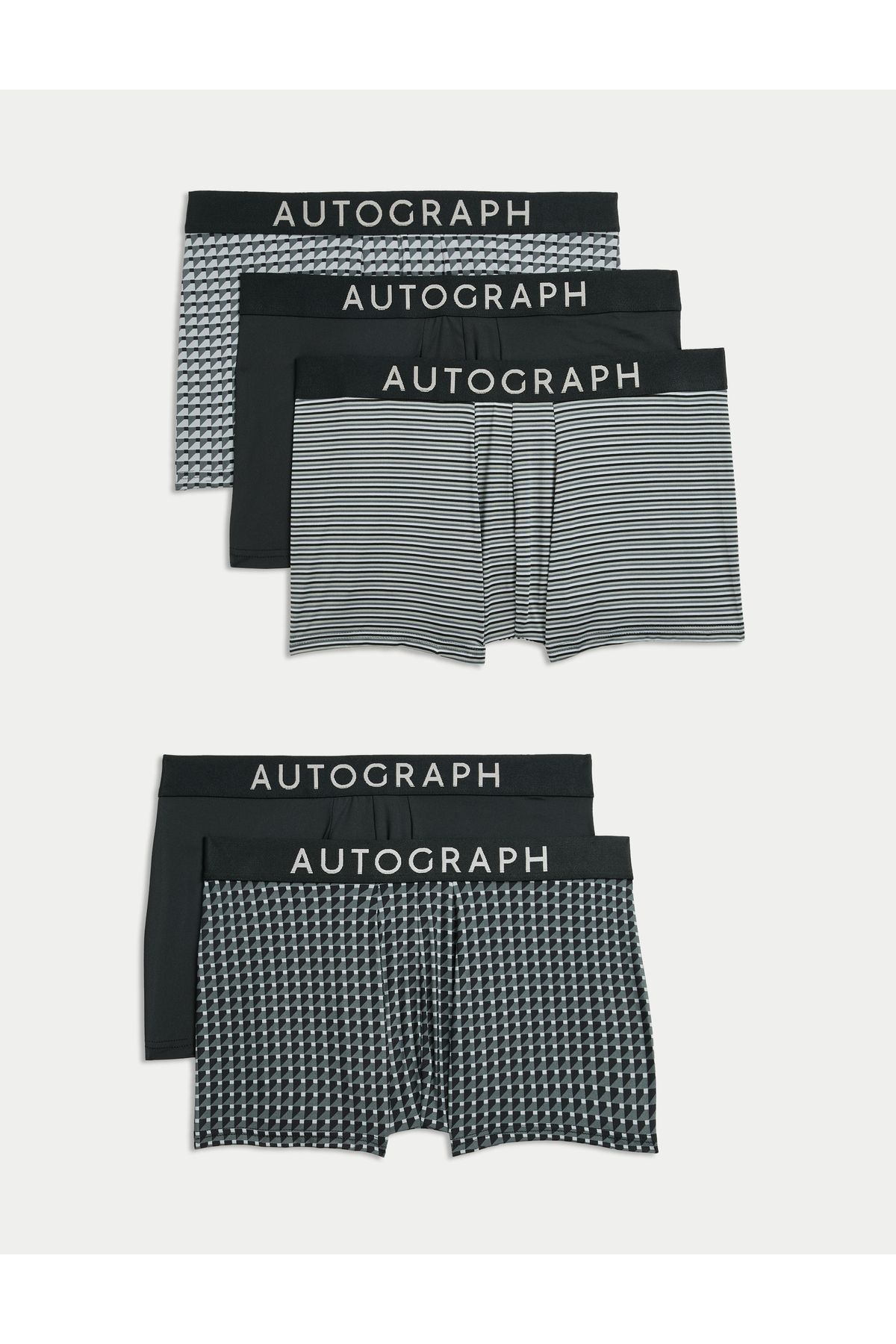 Marks & Spencer 5'li Geometrik Desenli Boxer