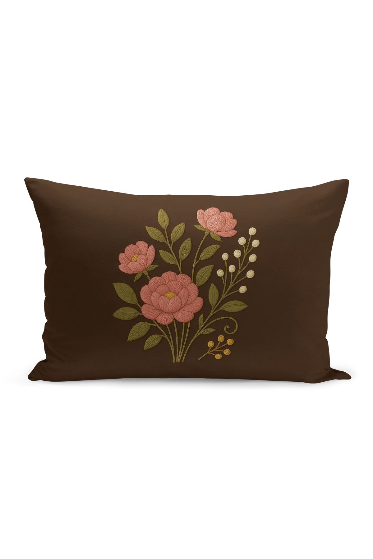 Bertille Home-Set de 3 huse de pernă cu imprimare digitală pe două părți (aspect de broderie cu model de puncție) 5
