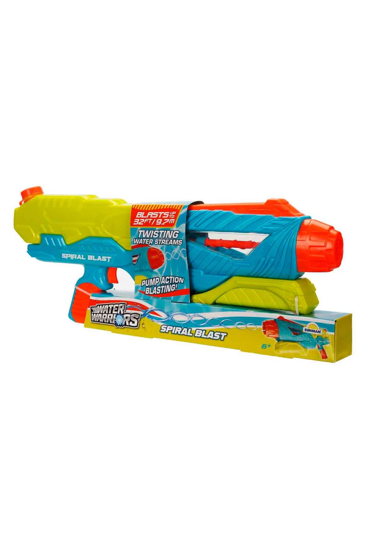 Sunman Water Warriors Spiral Blast Su Tabancası - Mavi-Yeşil