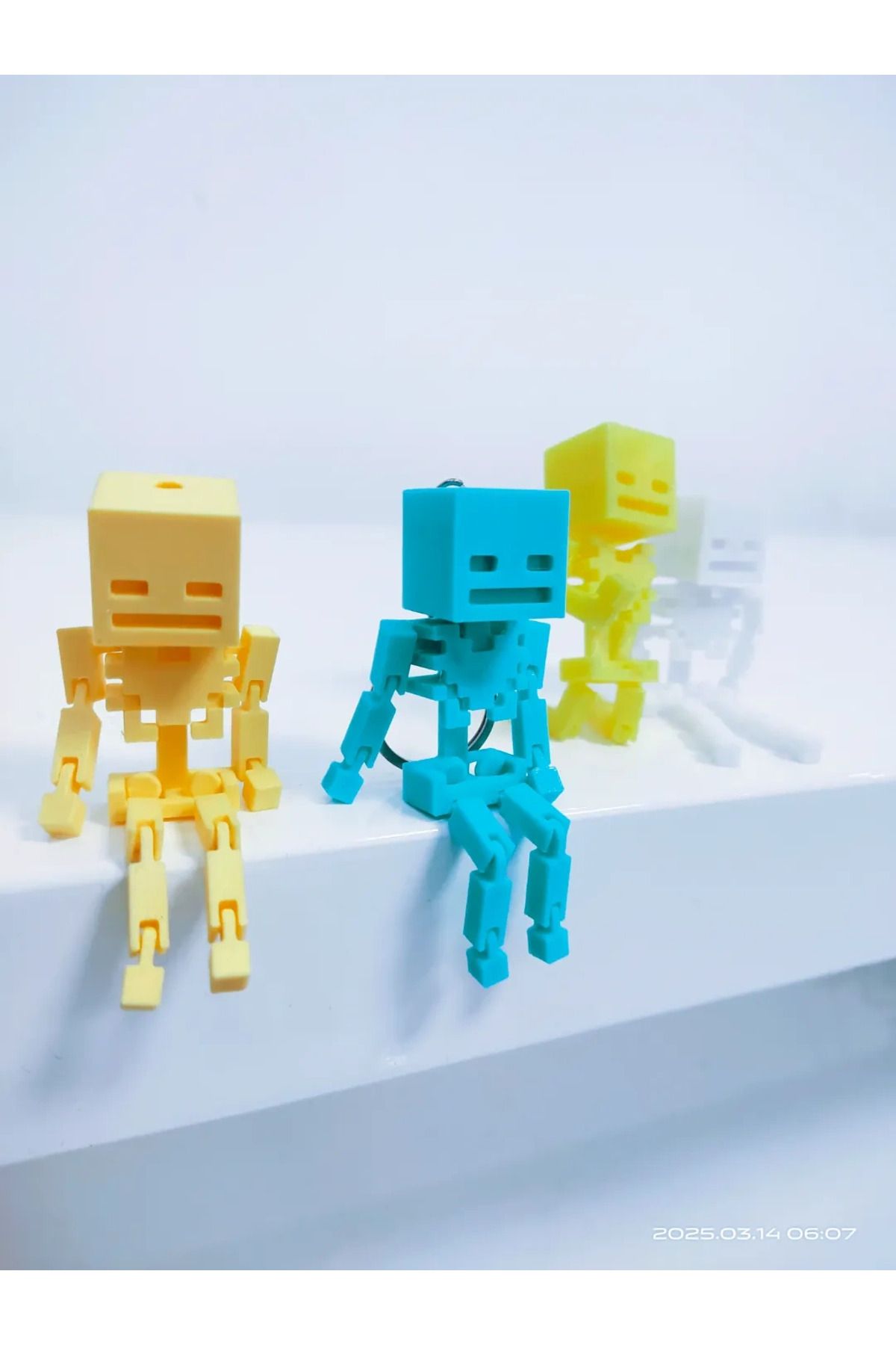 Tasarım Minicraft İskelet Anahtarlık