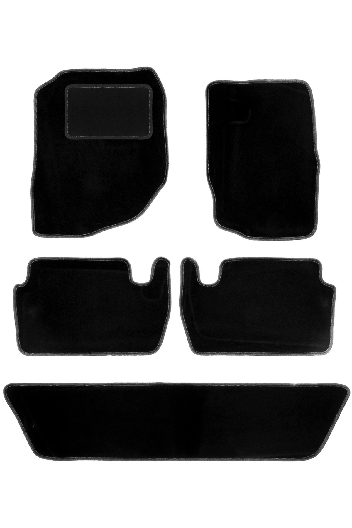 shumee-Complete set of velour floor mats for: Dodge Durango II SUV (2002-2010) 2