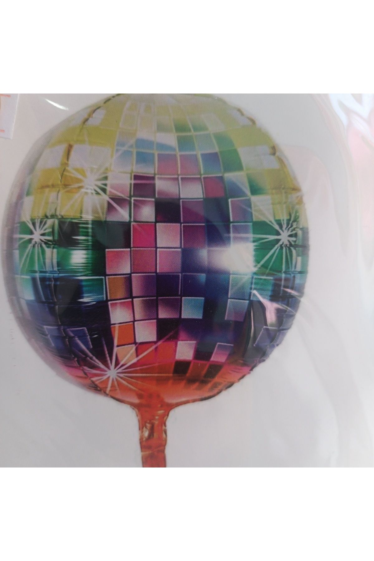 Store Renkli disko topu folyo balon