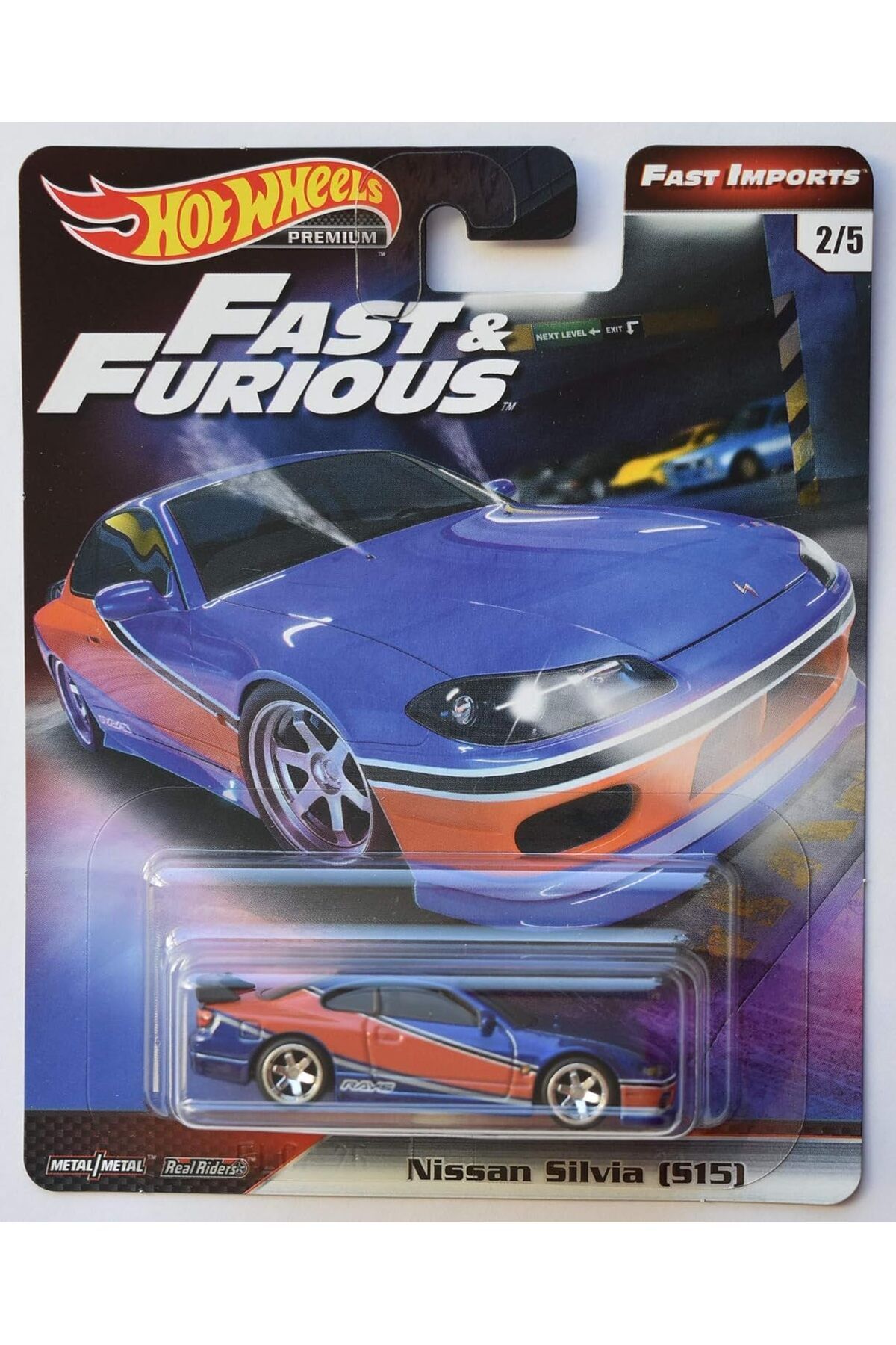 HOT WHEELS Premium F&F Fast Imports The Fast And The Furious: Tokyo Drift Nissan Silvia (S15) GBW76
