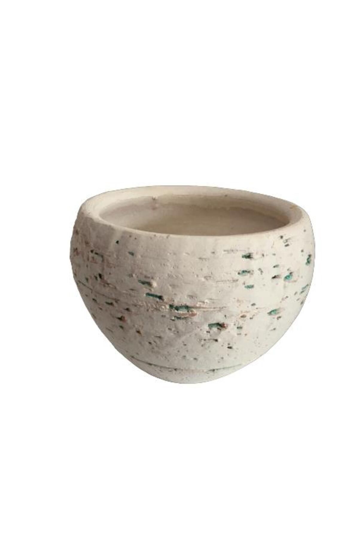 önder botanik Antik Görünümlü Eskitme Toprak Saksı 10 cm x 12 cm