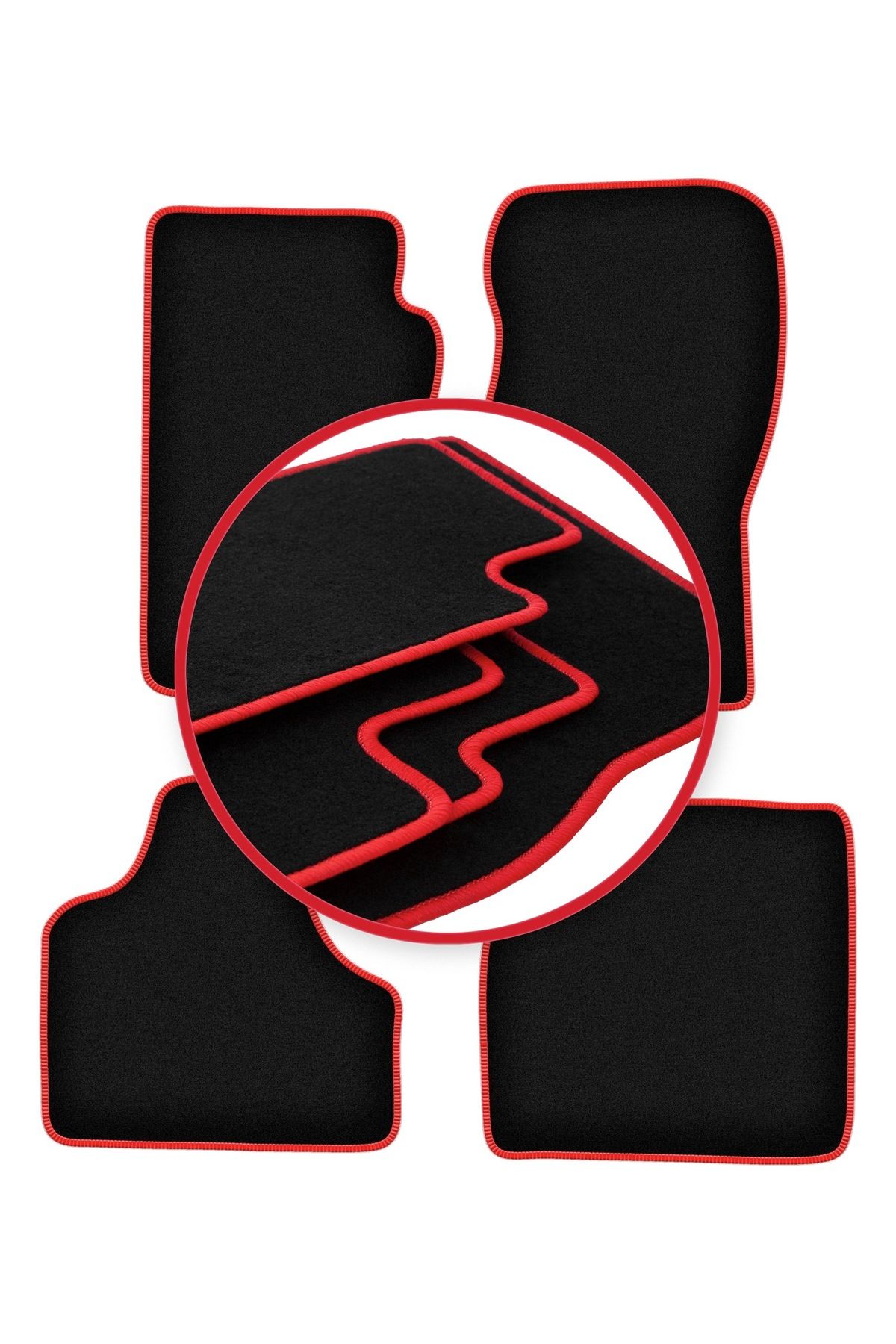 shumee Covorașe Auto Carlux-red Pentru: Dodge Nitro Suv (2006-2011) - One Size