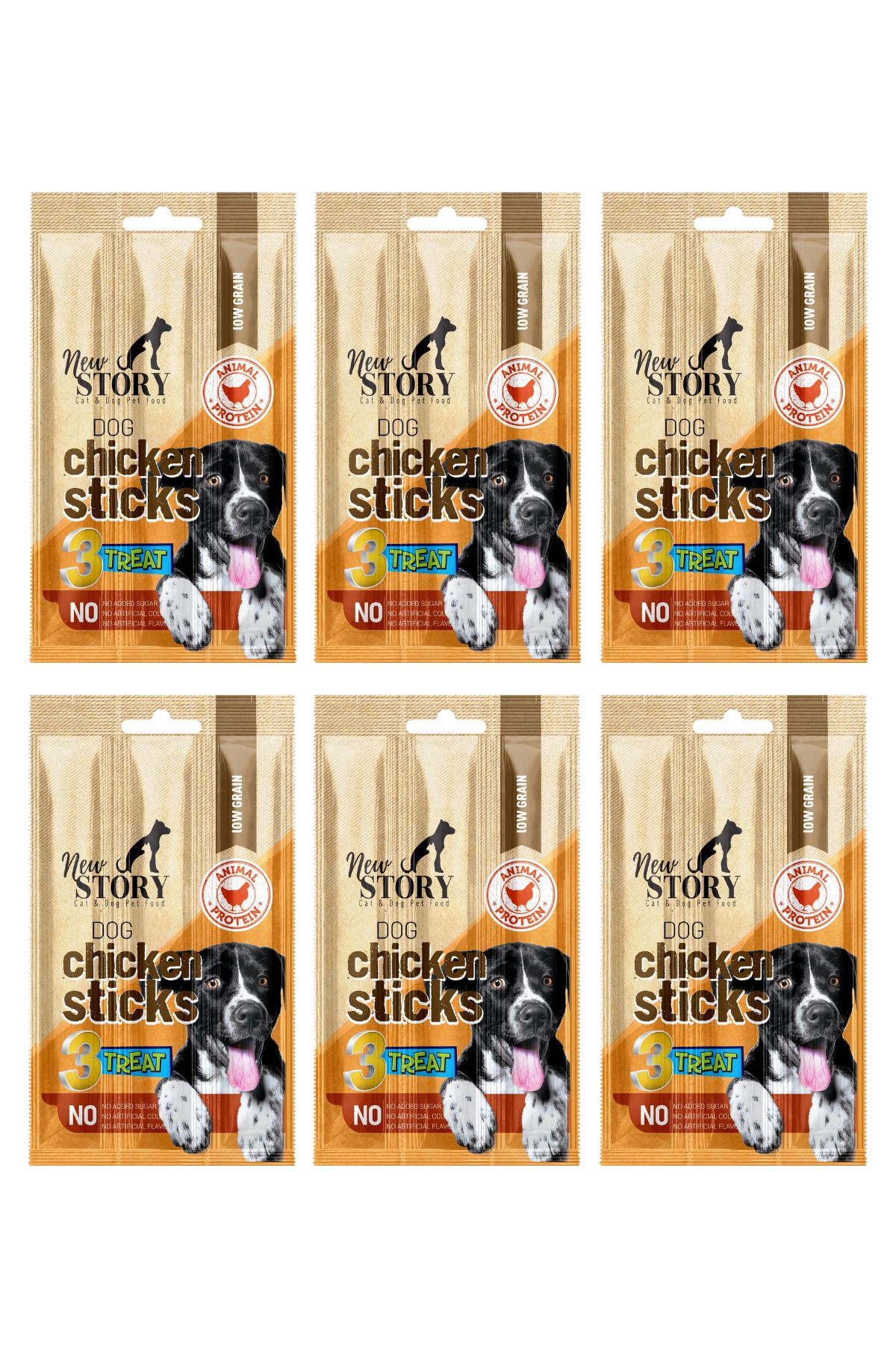 New Story Dog Chicken Stick 6 Adet 3x11Gr. Tavuklu, Çubuk, Köpek Ödül Maması