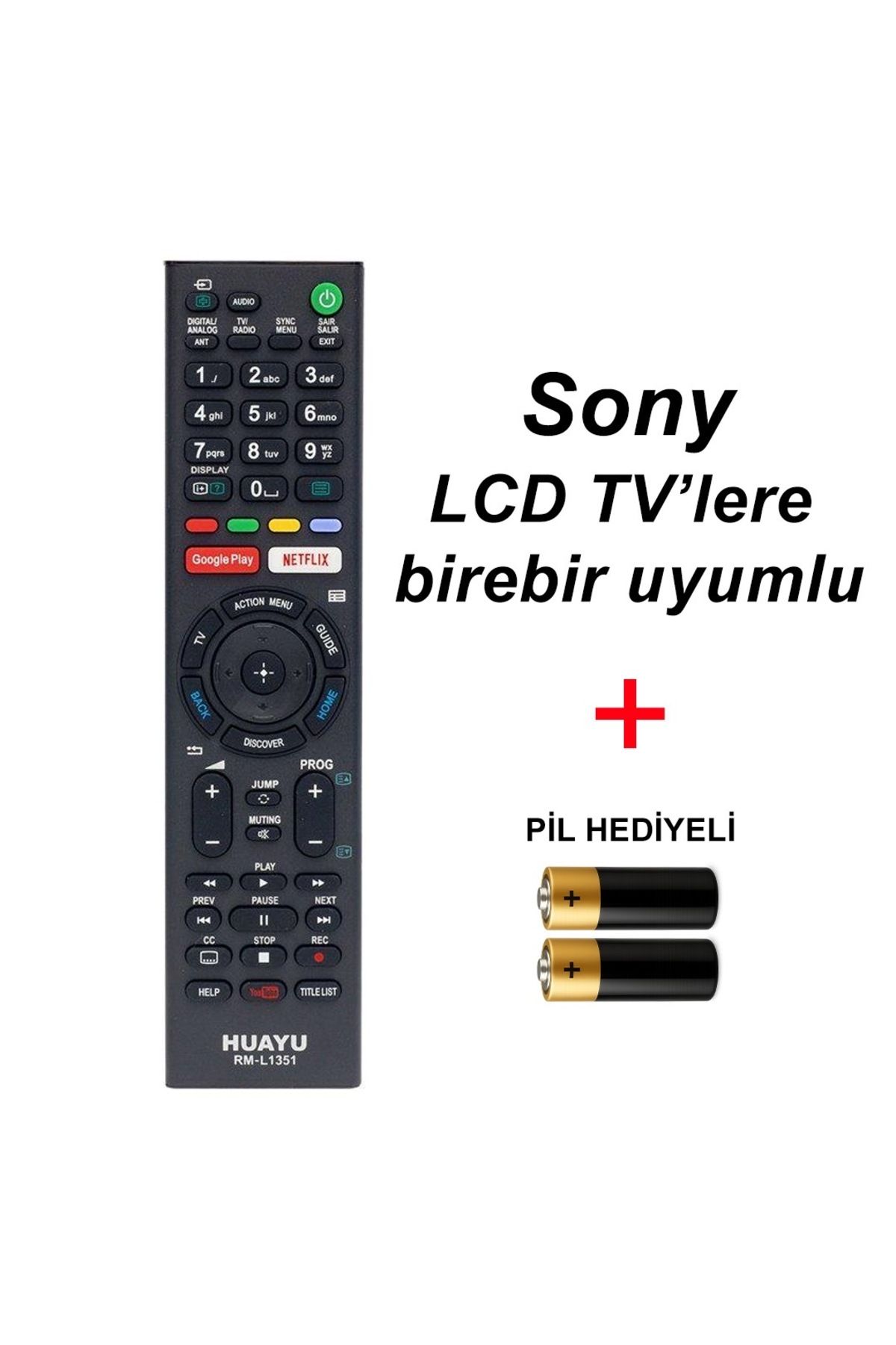 Suntel Sony LCD TV’lere birebir uyumlu kumanda