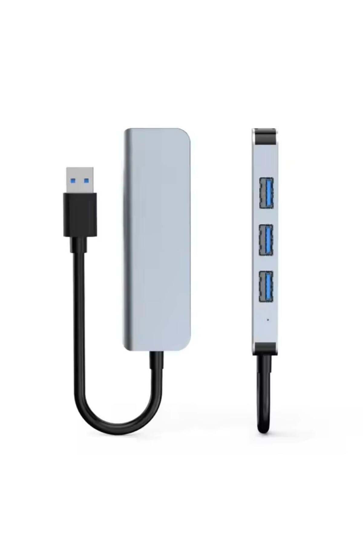 ACL Fh25 USB-A Çoklayıcı 4xUSB-A 3.0 Portlu Yüksek Hızlı Veri Aktarımlı Kompakt Hub Adaptör