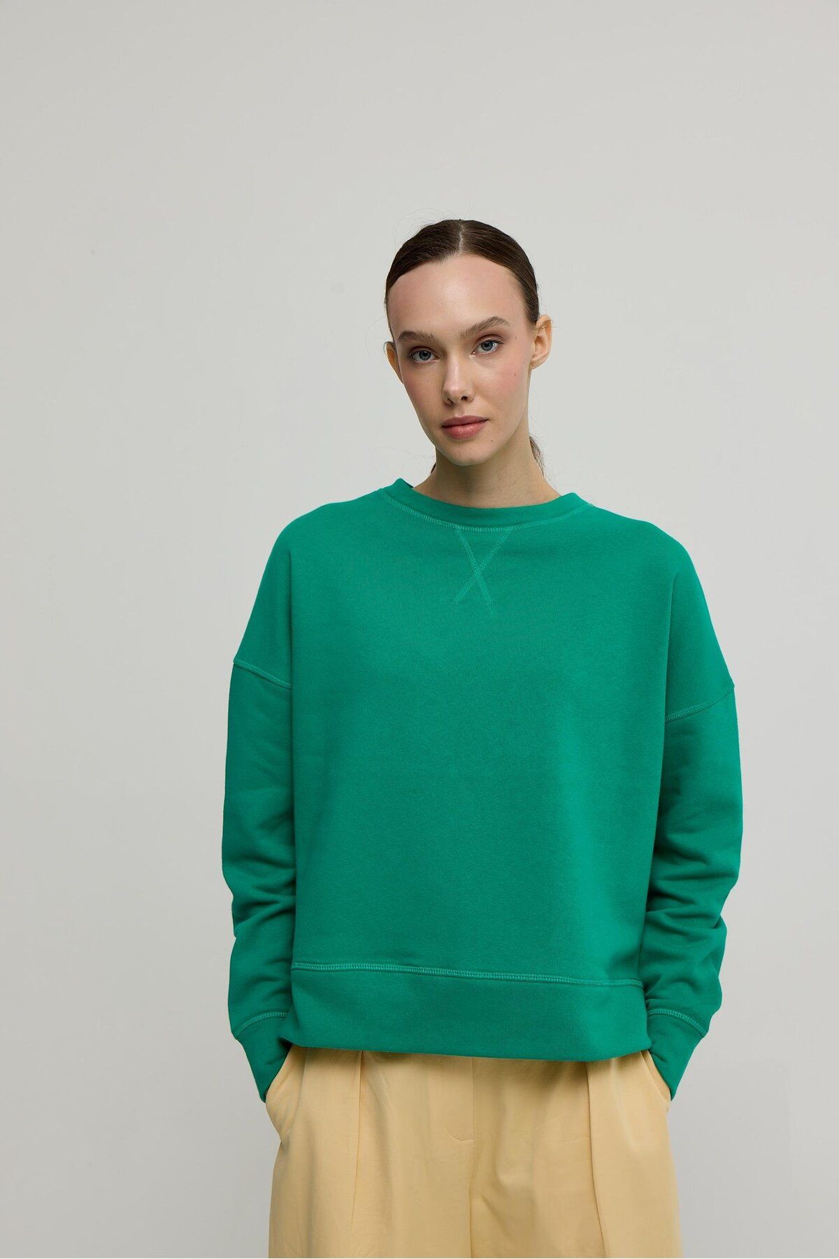 TUBİA Kadın Green Renk Sweatshirt