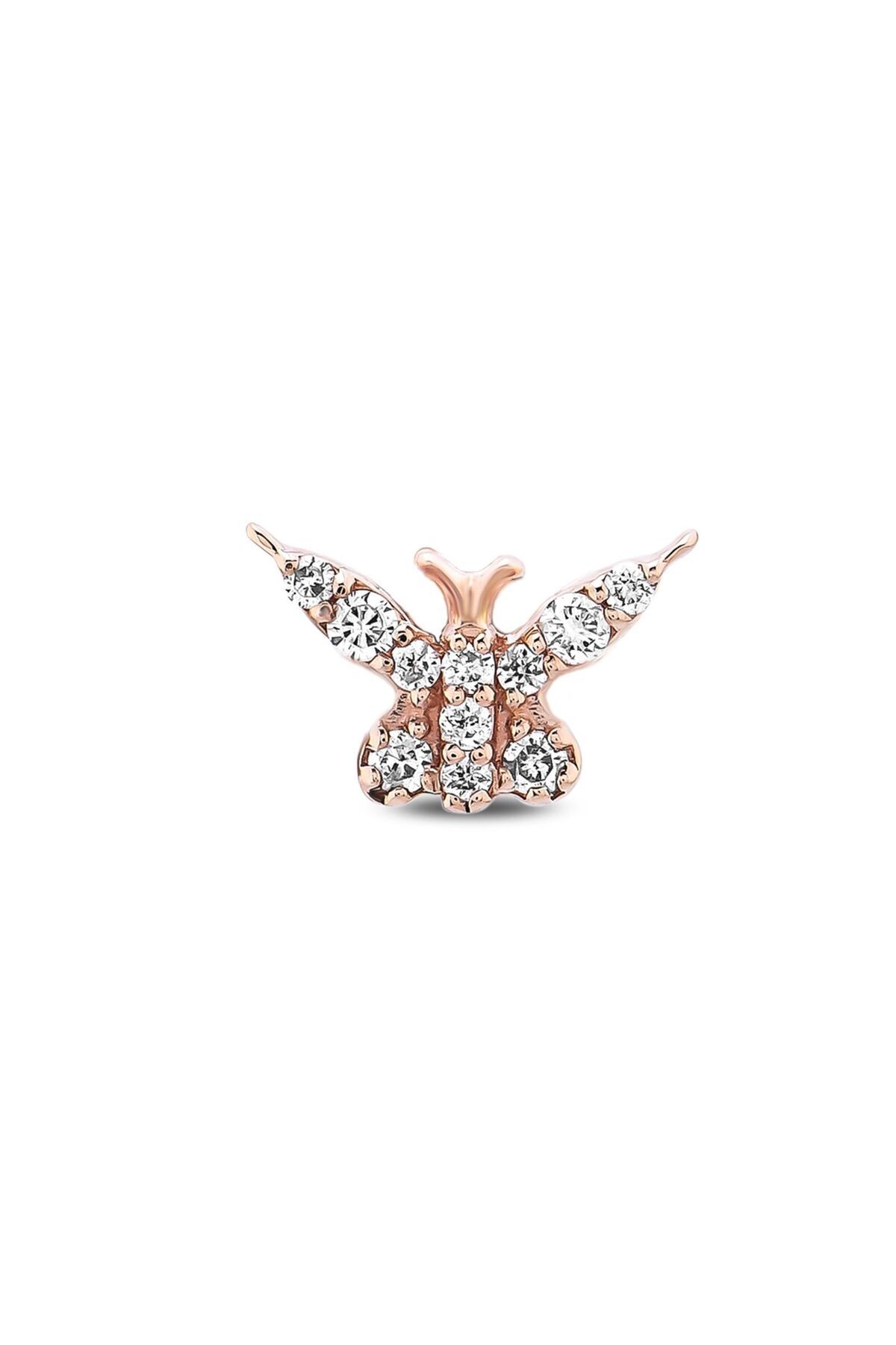 BEE GODDESS Kelebek XS Pırlanta Altın Piercing