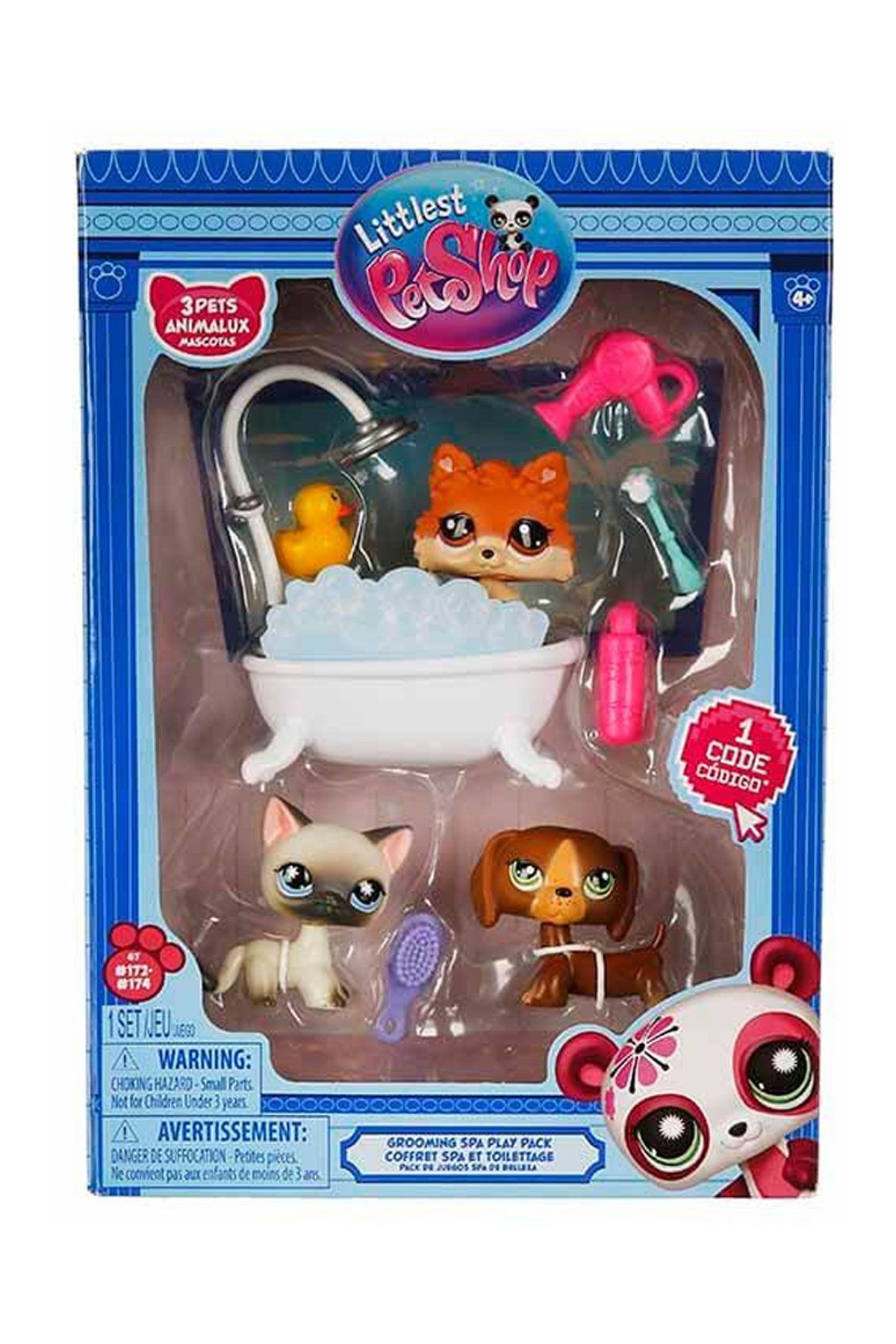 Sunman-Littlest Pet Shop Fun in the Bubbles with Miniatures Spa Playset S3! 3