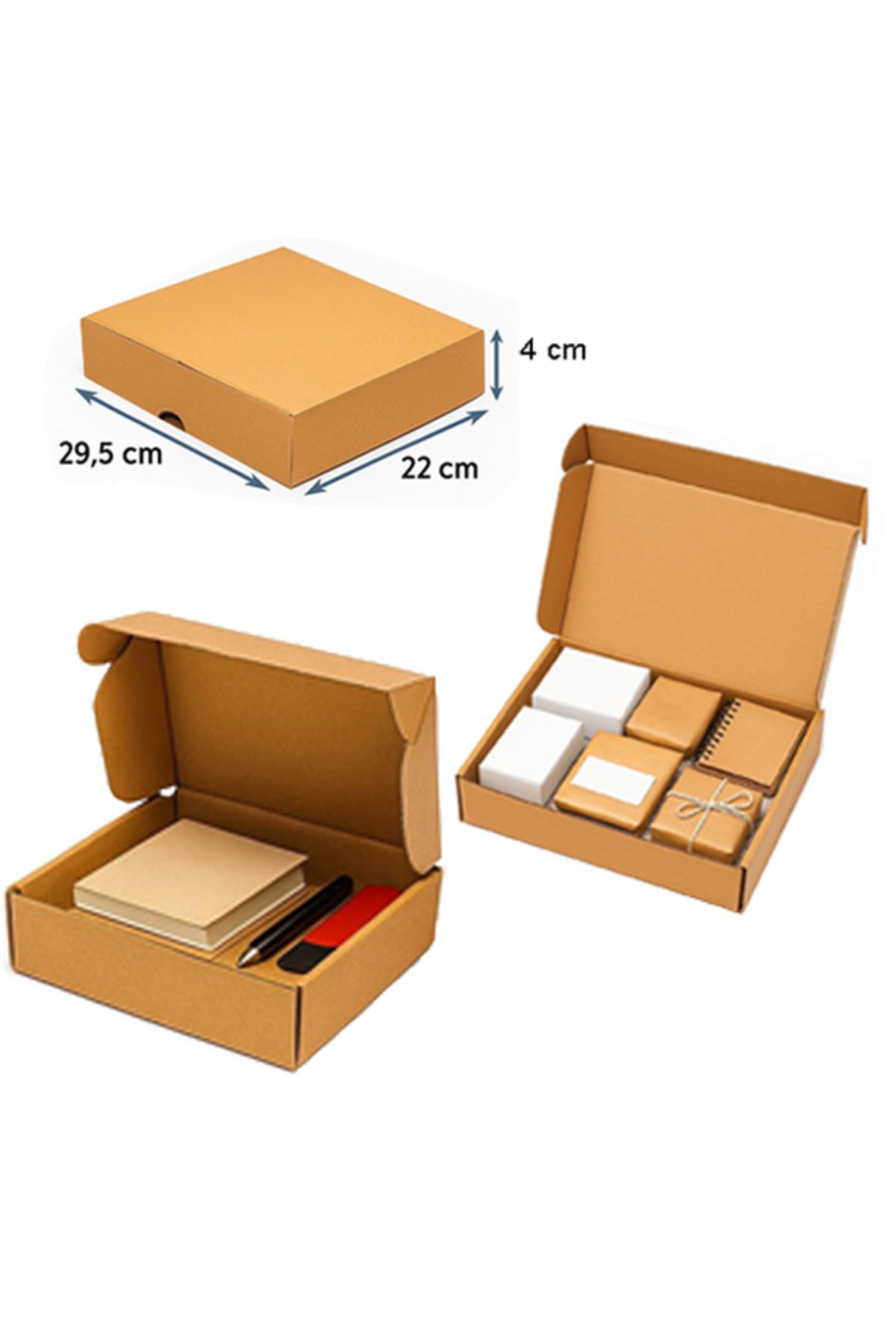 kutucum E-Ticaret Kargo Kutusu Slim 29 × 22 × 4,5 CM