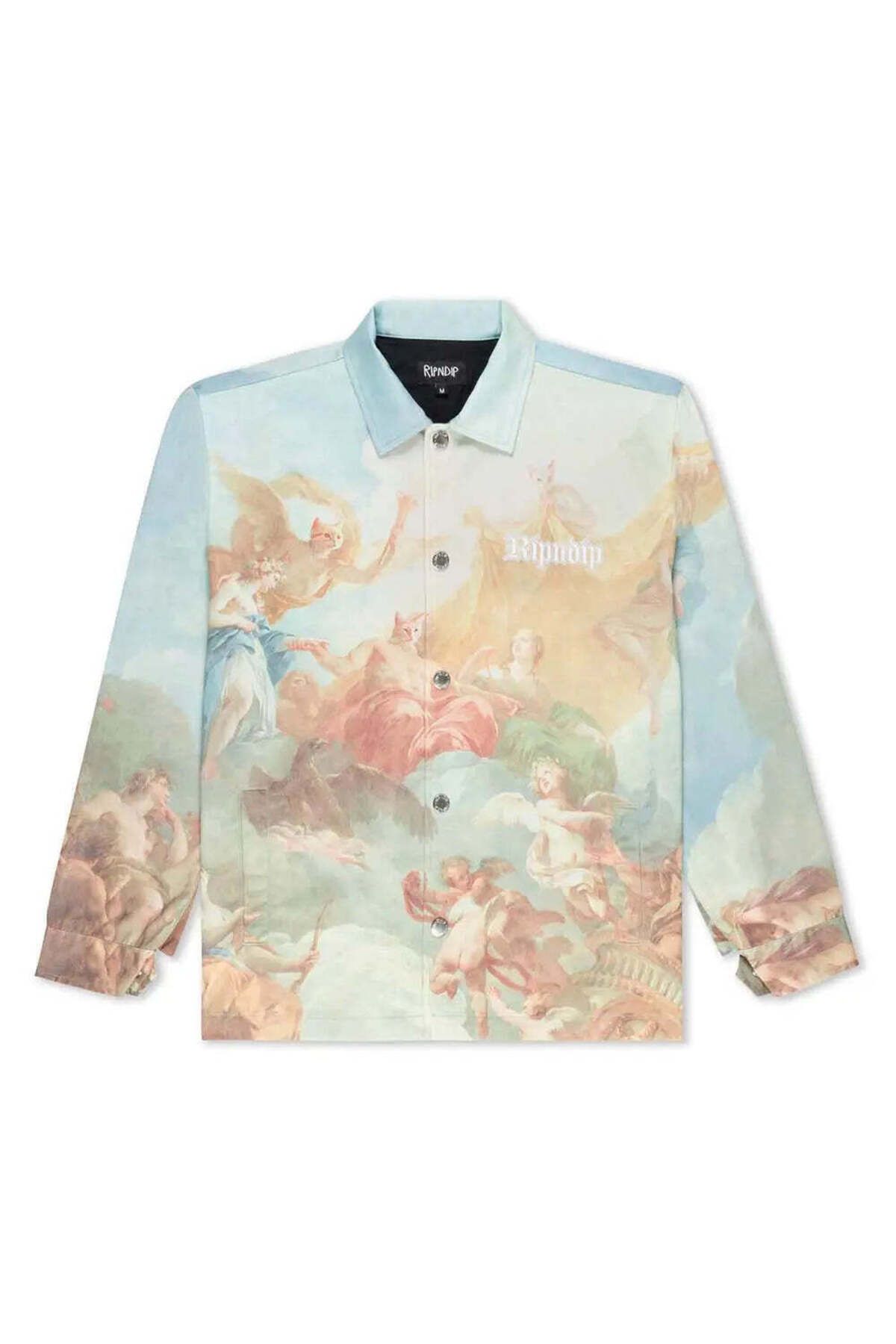 American Rag Cie Heavens Waiting Button Up Ceket - Çok Renkli, Polyester ve Pamuk Karışımı, Konforlu Fit