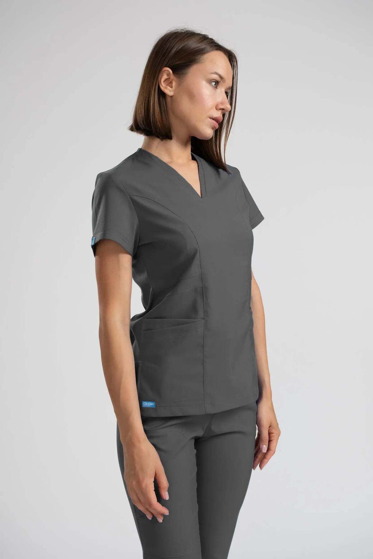oksijen uniform Citrine - Antrasit (Tek Üst) - 3XL-48