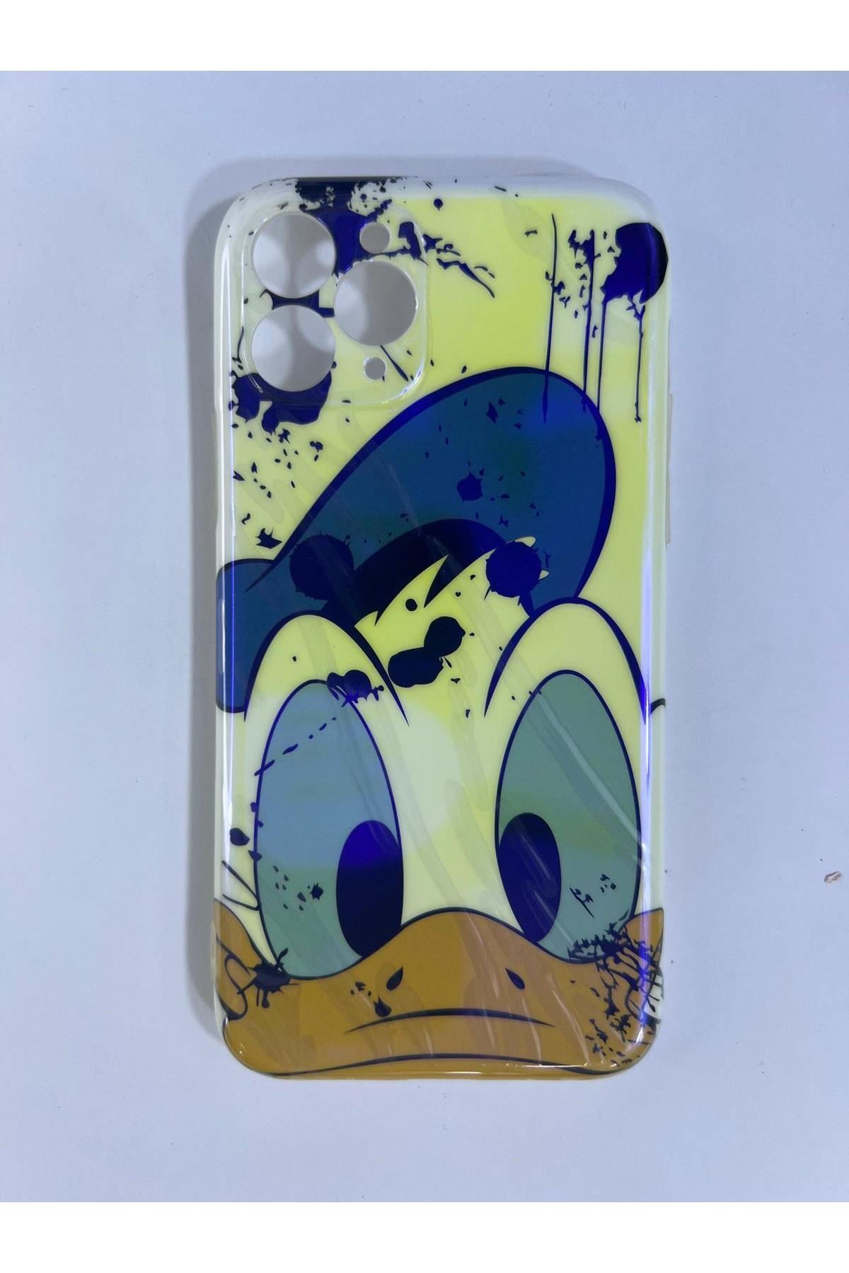 Amorix ARMORİX İPHONE 11 DONALD DUCK BASKILI SERT KAPAK