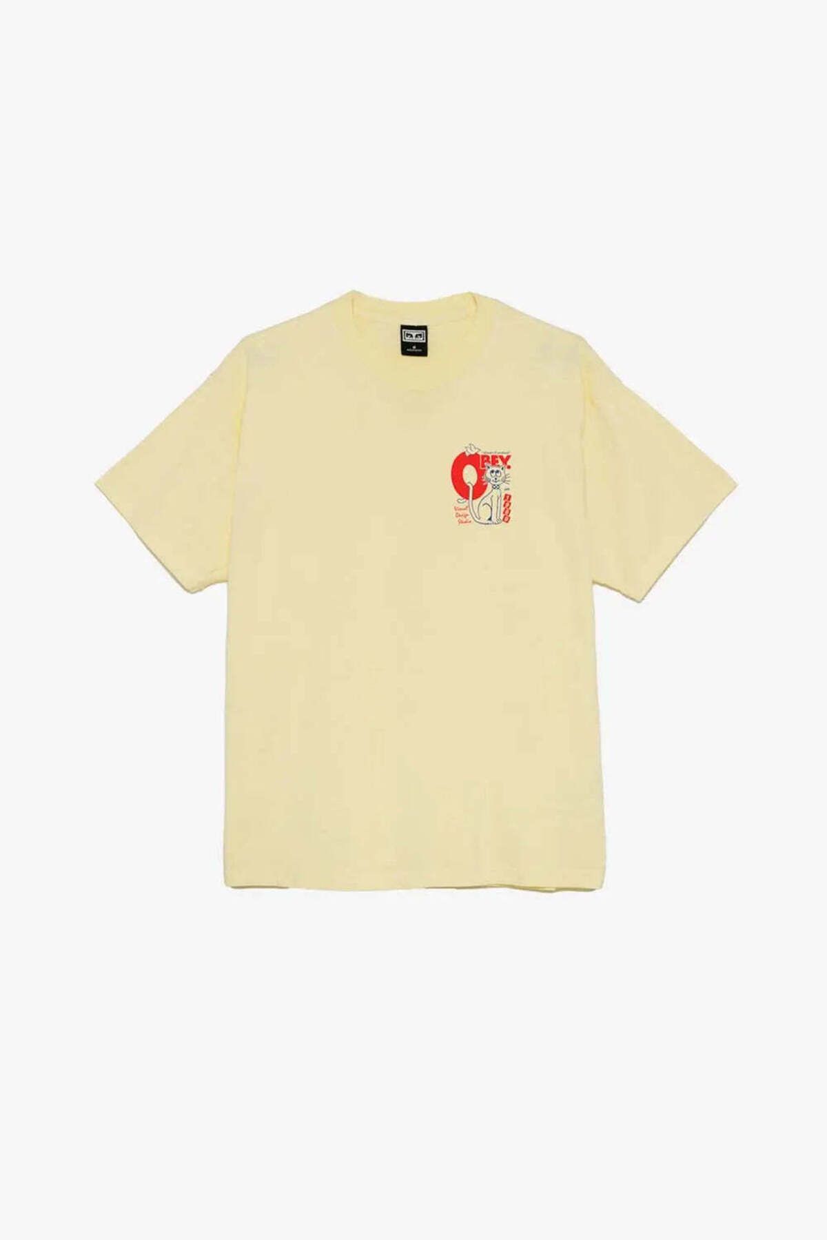 American Rag Cie Obey World's Friendliest Tee - 100% Pamuk, Renkli Baskılı, Rahat Kesim Tişört