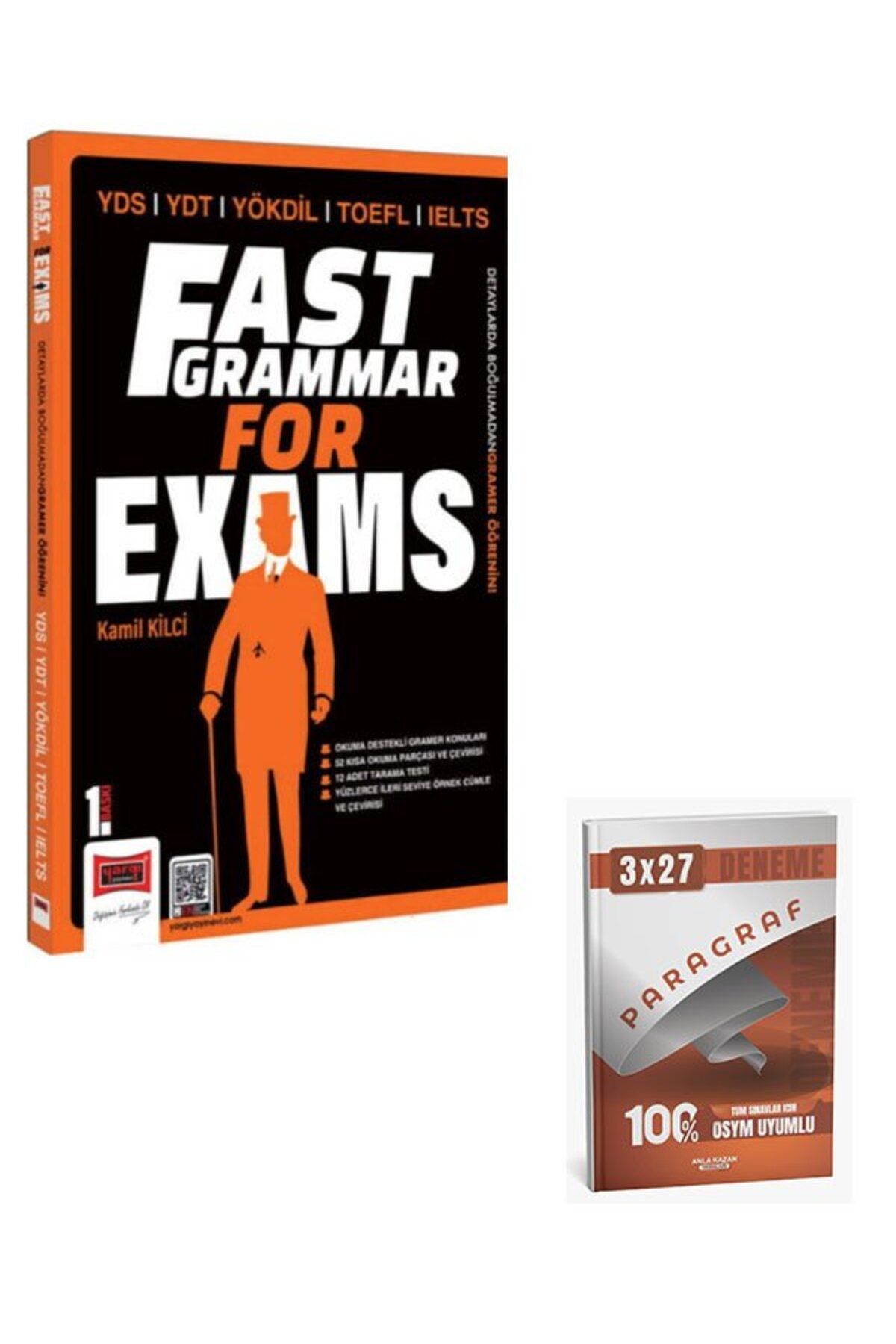 Anla Kazan Yayınları Yargı Yayınları 2026 YDS YDT YÖKDİL TOEFL IELTS Fast Grammar For Exams+Anla Kazan Paragraf