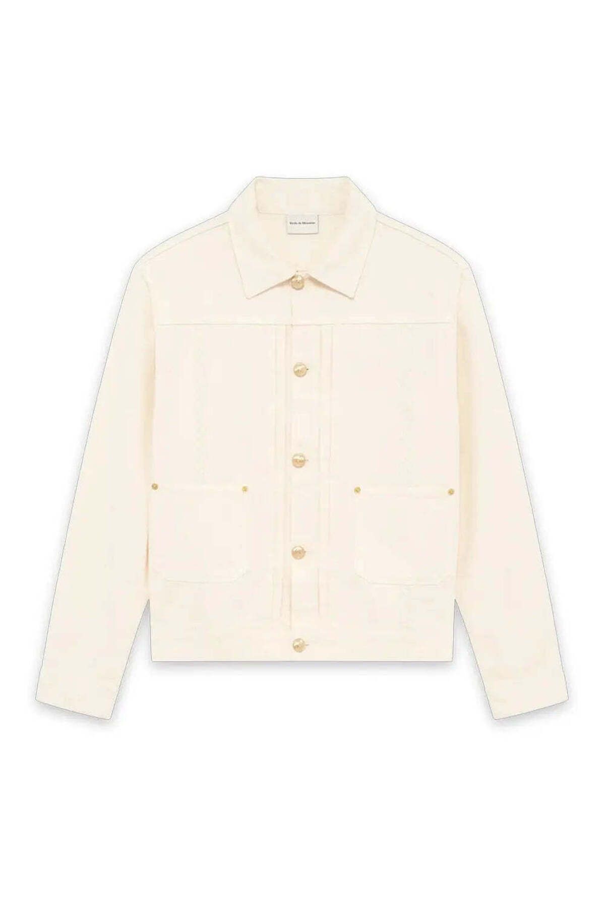 American Rag Cie Erkekler için La Veste Denim Medicis 100% Pamuk Yıkamalı Ceket - Modern Tasarım