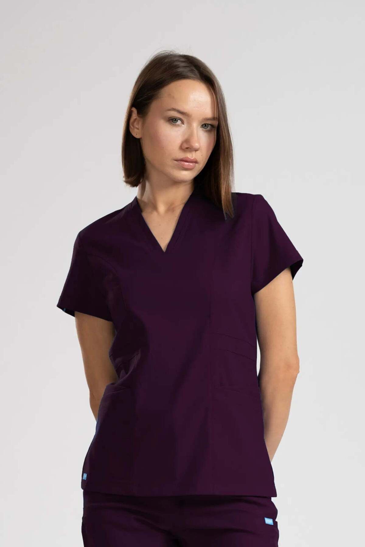 oksijen uniform Citrine - Mürdüm (Tek Üst) - 3XL-48
