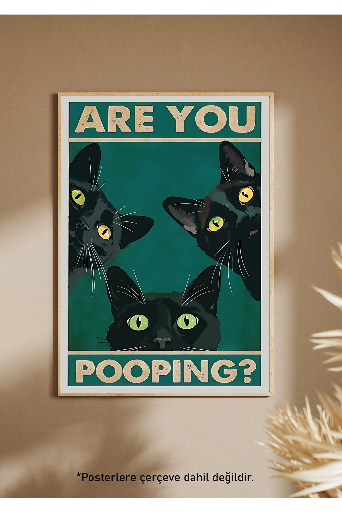 One Little Happiness ARE YOU POPPING Poster Estetik Duvar Posteri , Çerçevesiz Poster