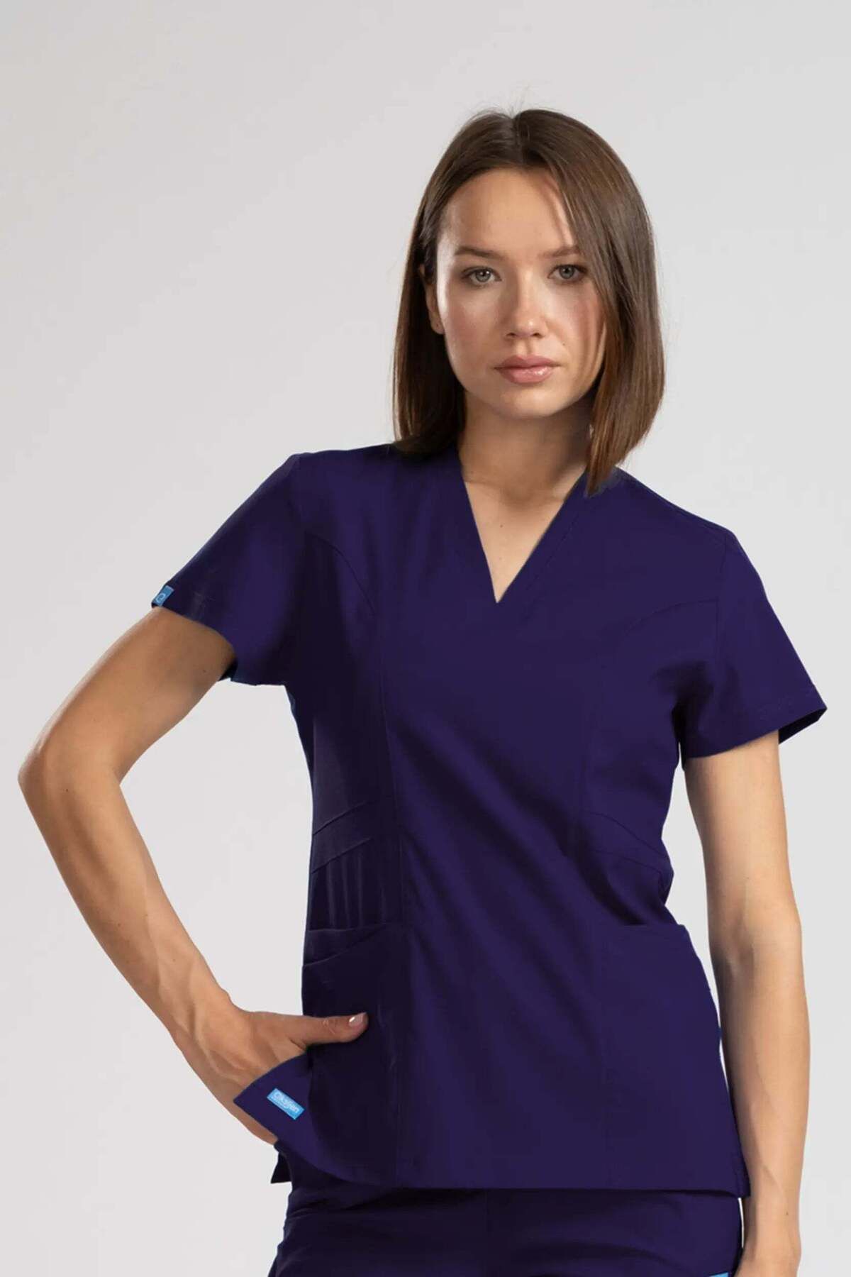 oksijen uniform Citrine - Mor (Tek Üst) - XXS-34