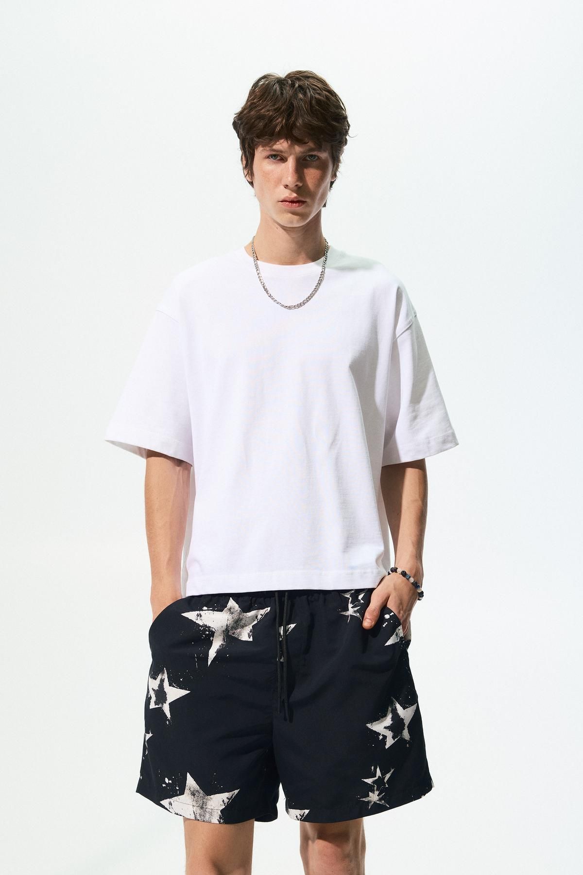 Pull & Bear Yıldızlı mayo