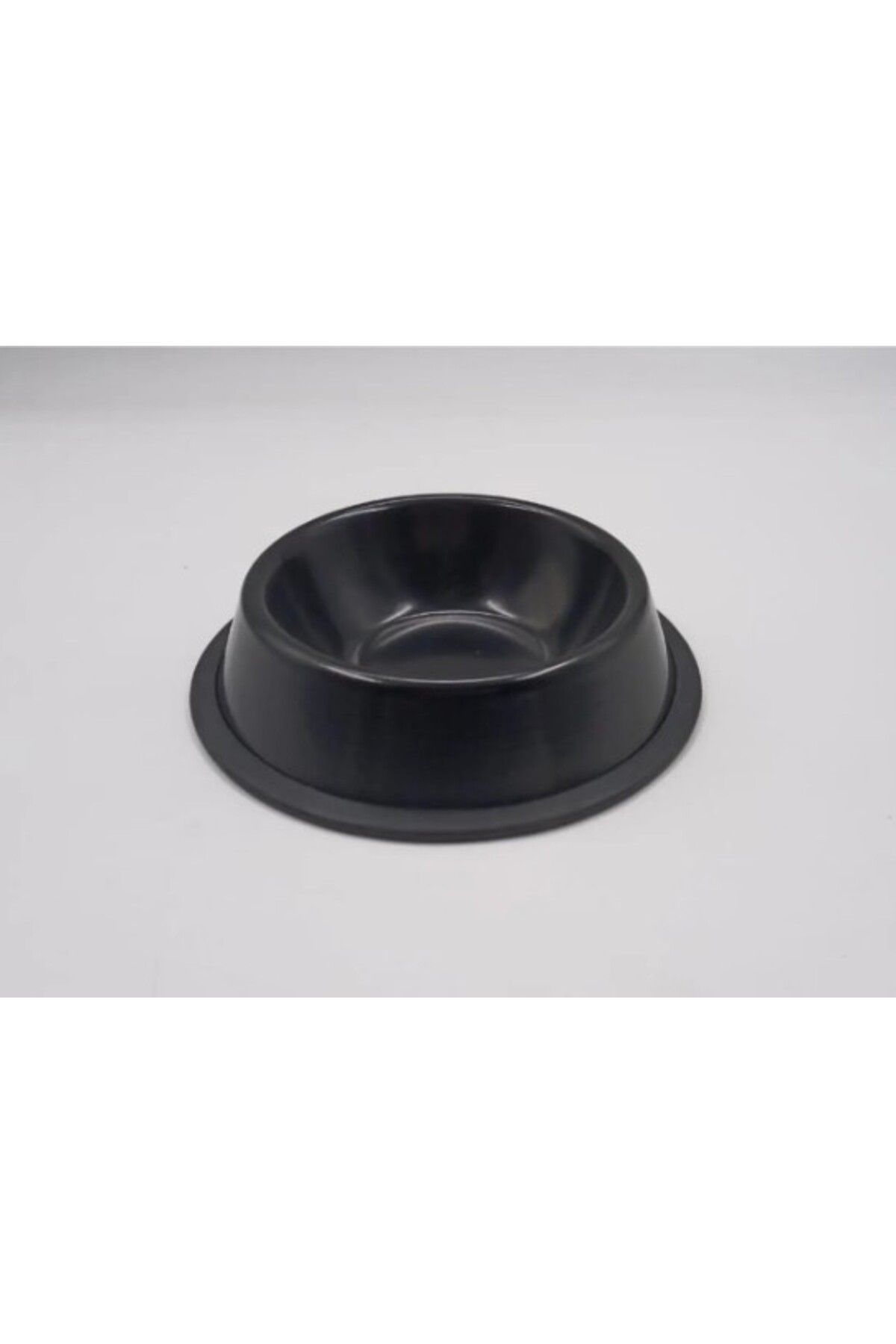 Nostaljik Lezzetler Siyah Çelik Kedi Köpek Mama-Su Kabı 16 Cm