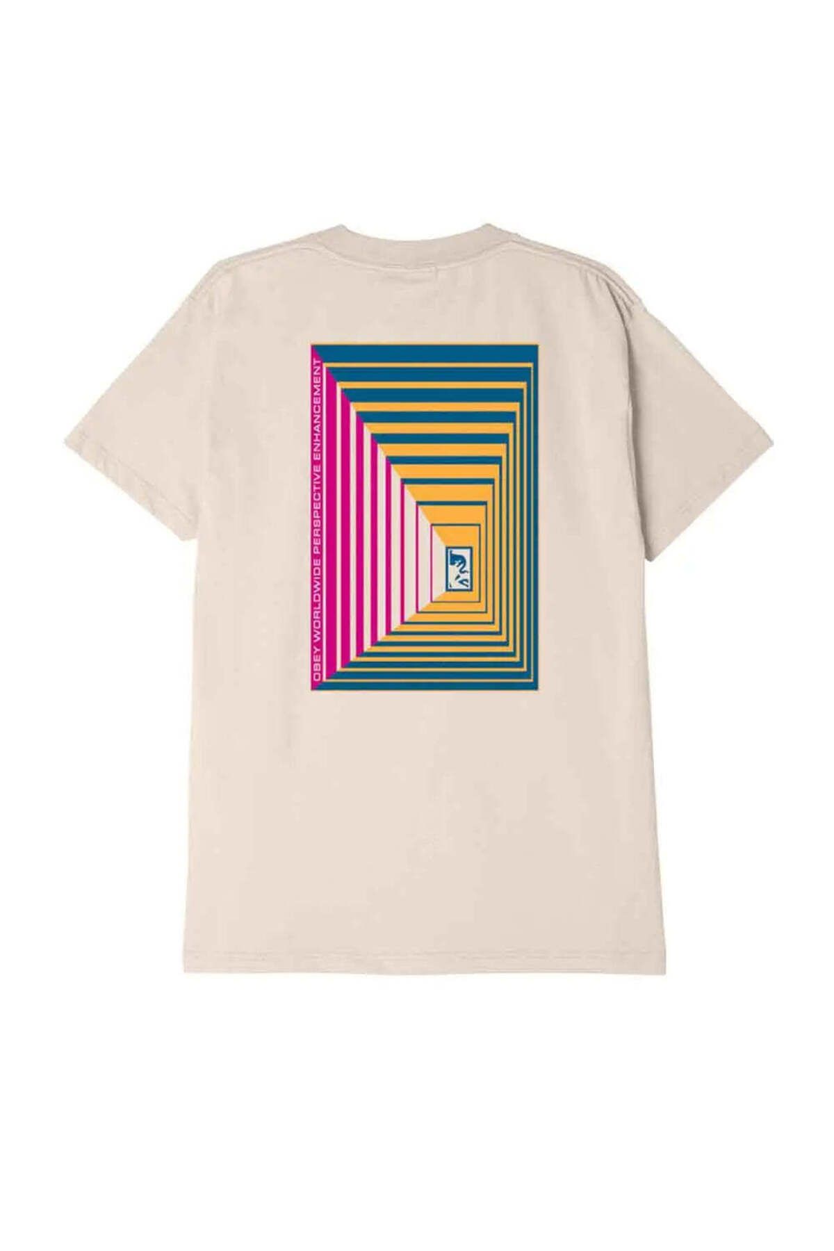 American Rag Cie Obey Op Perspective T-Shirt - Regular Fit ve Klasik Tasarım