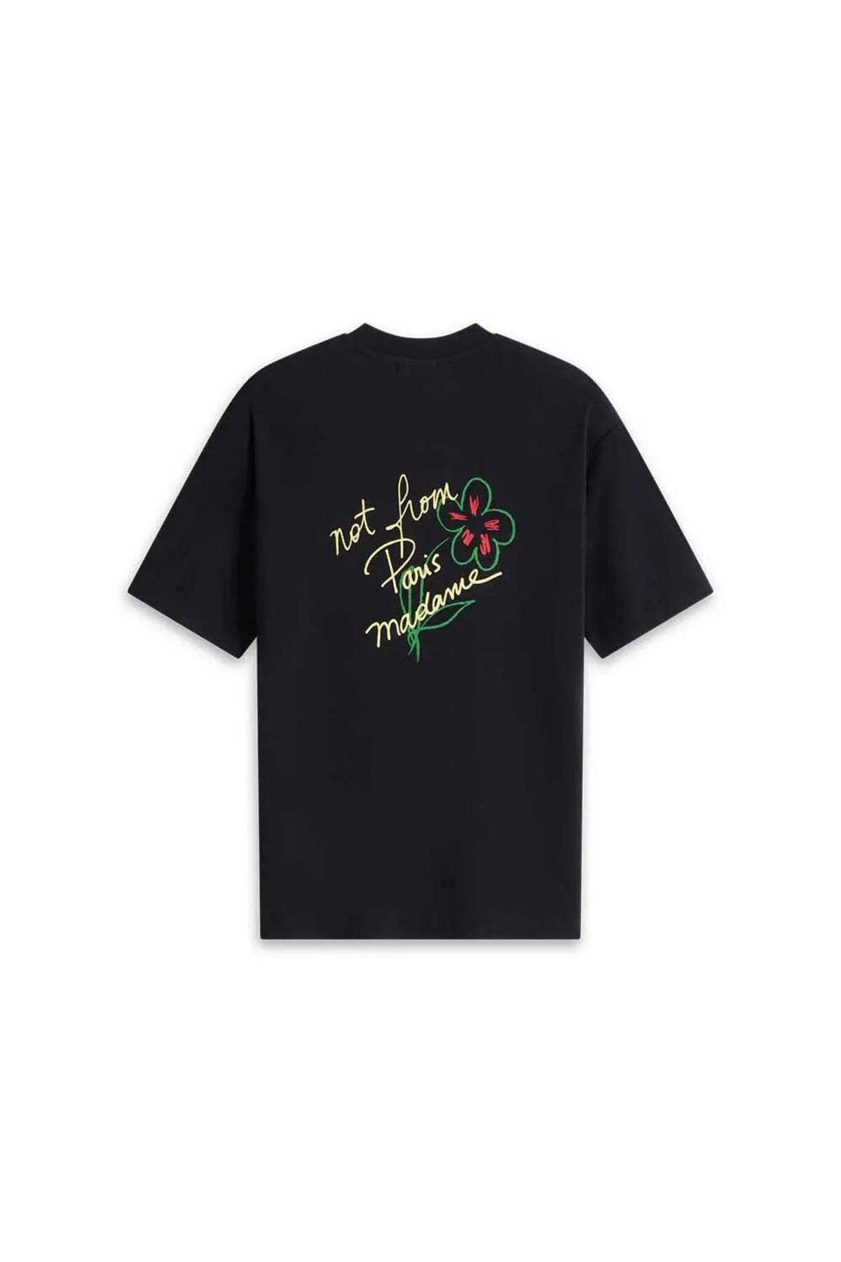 American Rag Cie Le T-Shirt Slogan Esquisse - Not From Paris Madame, Rahat Kesim, %100 Pamuk T-Shirt