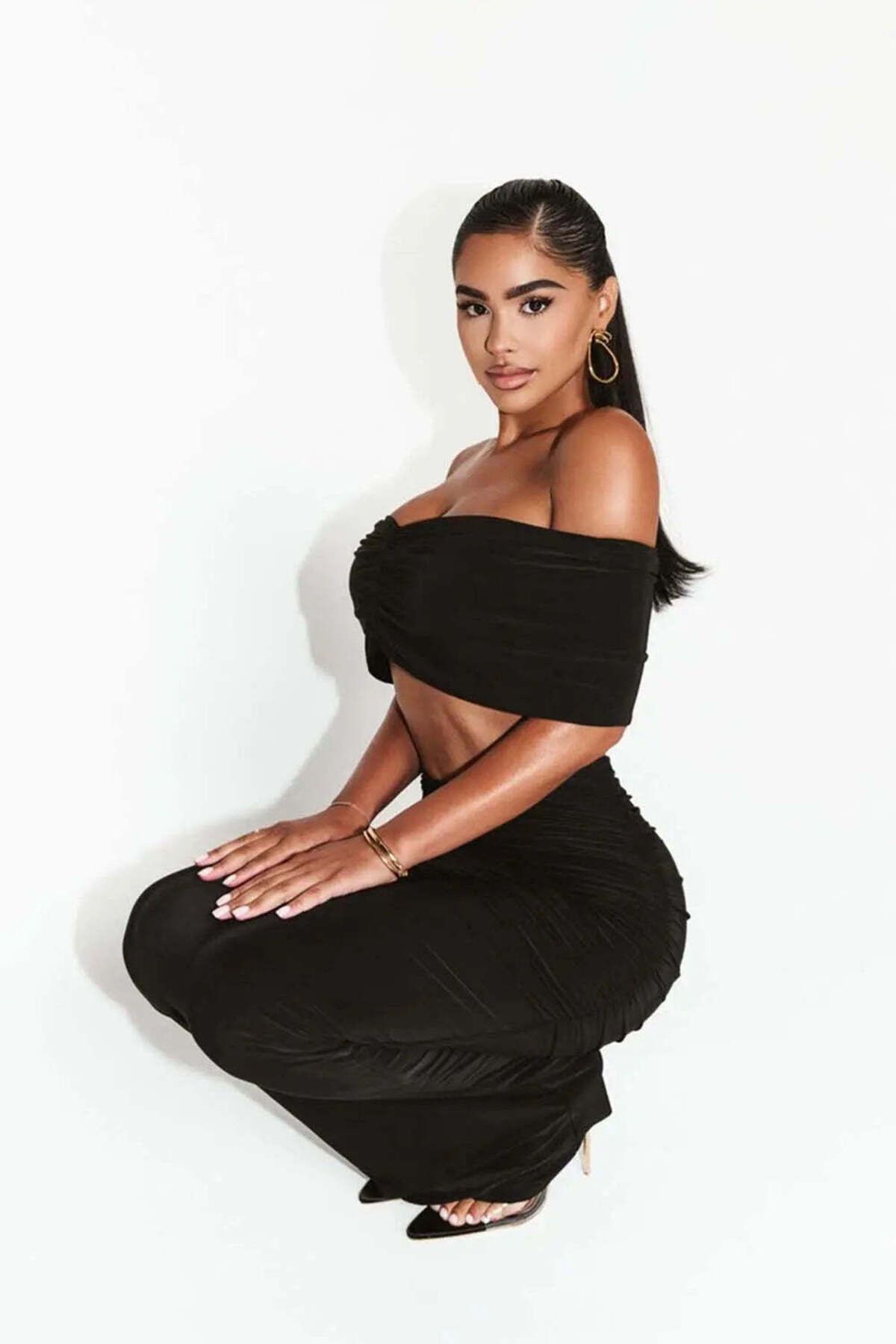 American Rag Cie V-Ery Chic Maxi Etek - Saat Kadranı Şeklini Vurgulayan Şık Tasarım