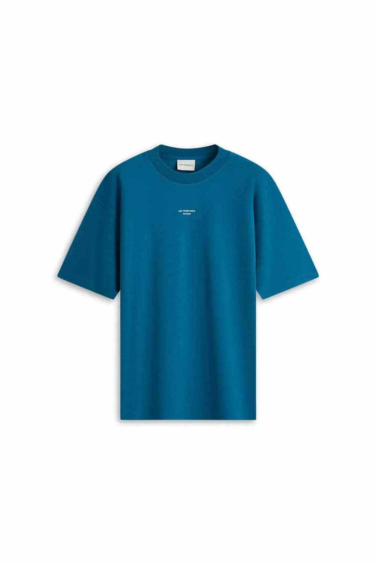 American Rag Cie Le T-Shirt Classique NFPM - %100 Pamuklu, Slogan Baskılı ve Rahat Kesim T-Shirt
