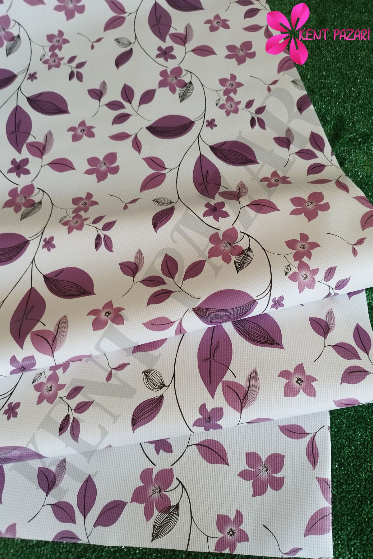 Kent Pazarı Kaydırmaz Raf Örtüsü 50x500 Cm(±10-15CM) Desenli | Dolap Içi, Çekmece, Buzdolabı, Vitrin Kaymaz Örtü