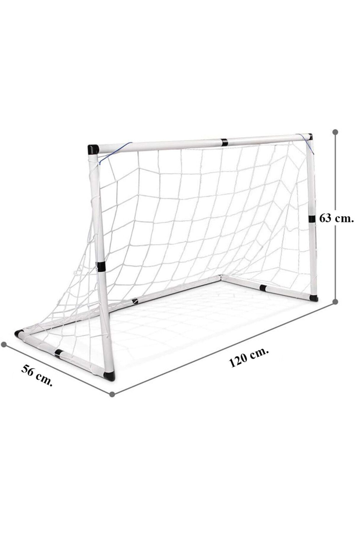 SOLTOY-Set of 2 SOLTOY® soccer goals with ball, inflation pump, goal net and fixing hooks 5