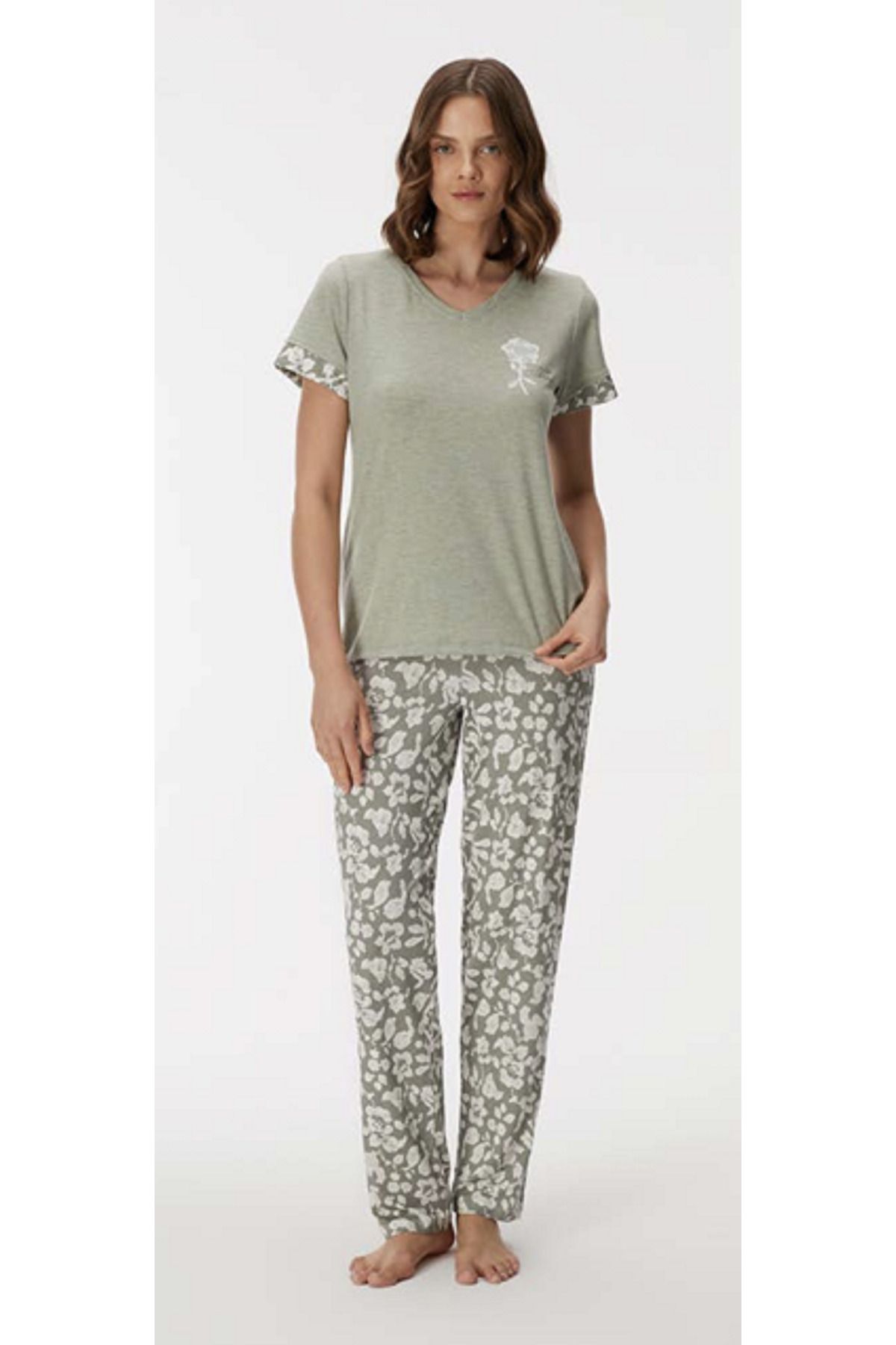 NightLove Anıl Cosmos 11394 Kadın Pijama Takım