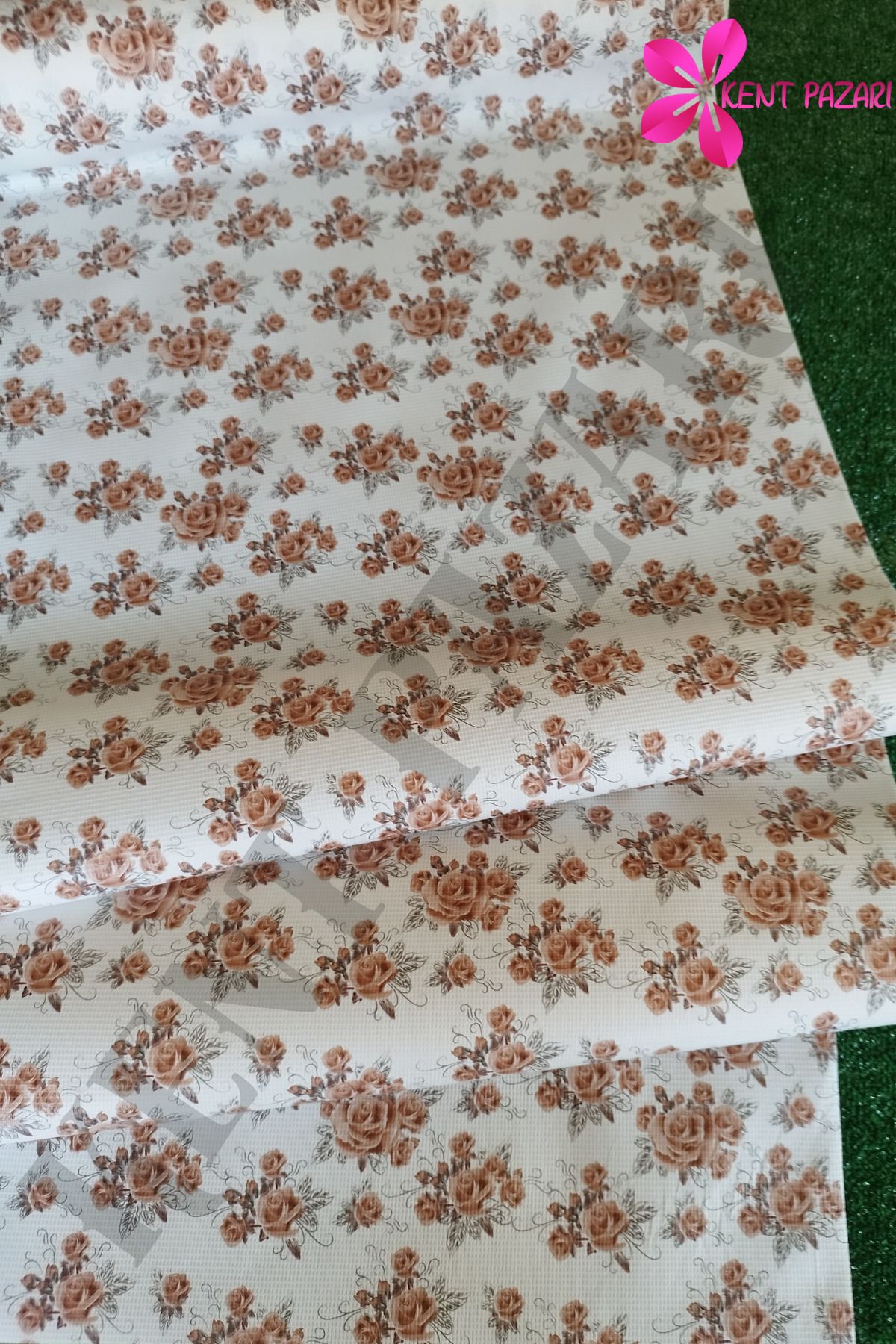 Kent Pazarı Kaydırmaz Raf Örtüsü 50x500 Cm(±10-15CM) Desenli | Dolap Içi, Çekmece, Buzdolabı, Vitrin Kaymaz Örtü