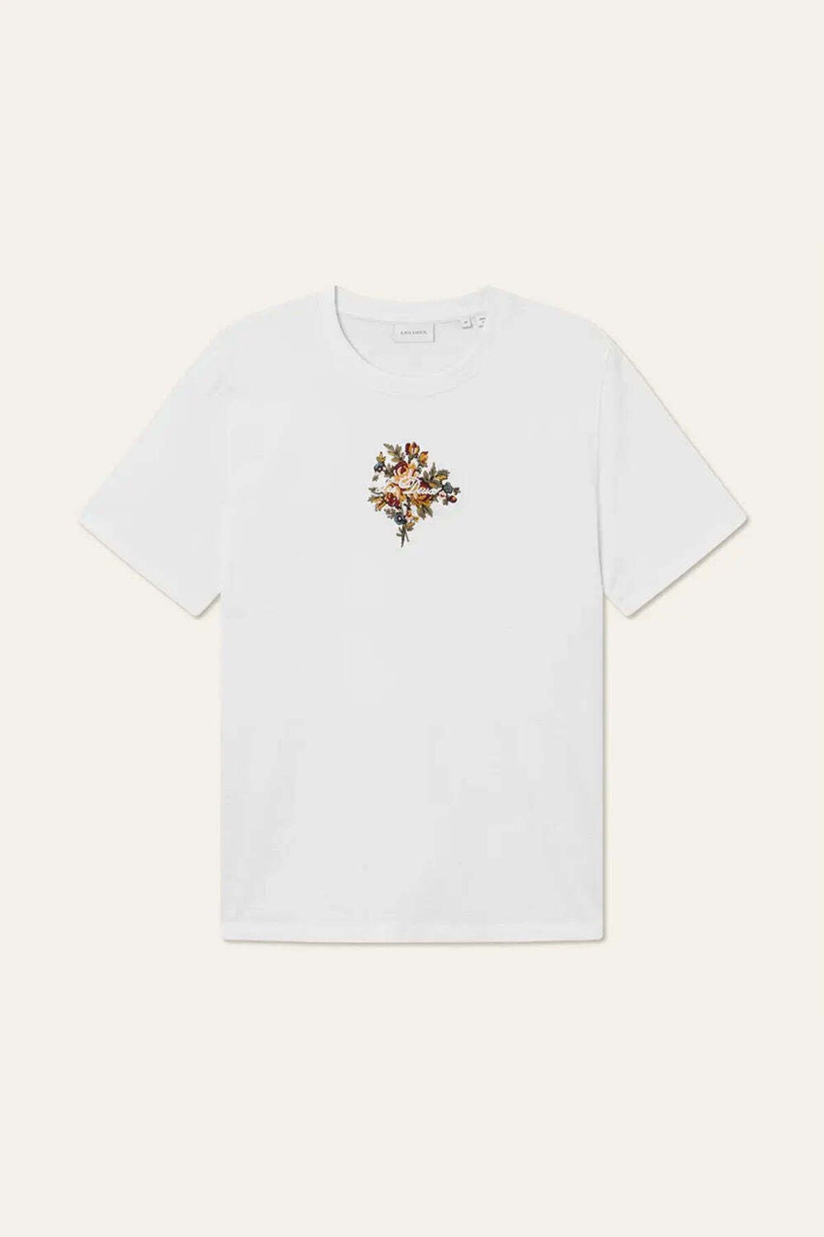 American Rag Cie Yumuşak Organik Pamuklu Fiore T-Shirt - Şık Davetkar Nakışlarla Stilinizi Yansıtın