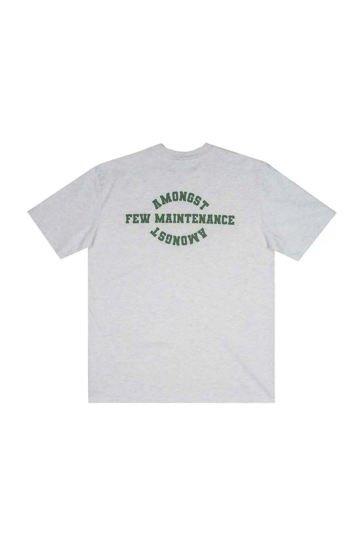 American Rag Cie Unisex Bakım T-Shirt - %100 Pamuk, Gri, Gerçek Bedende Uygun