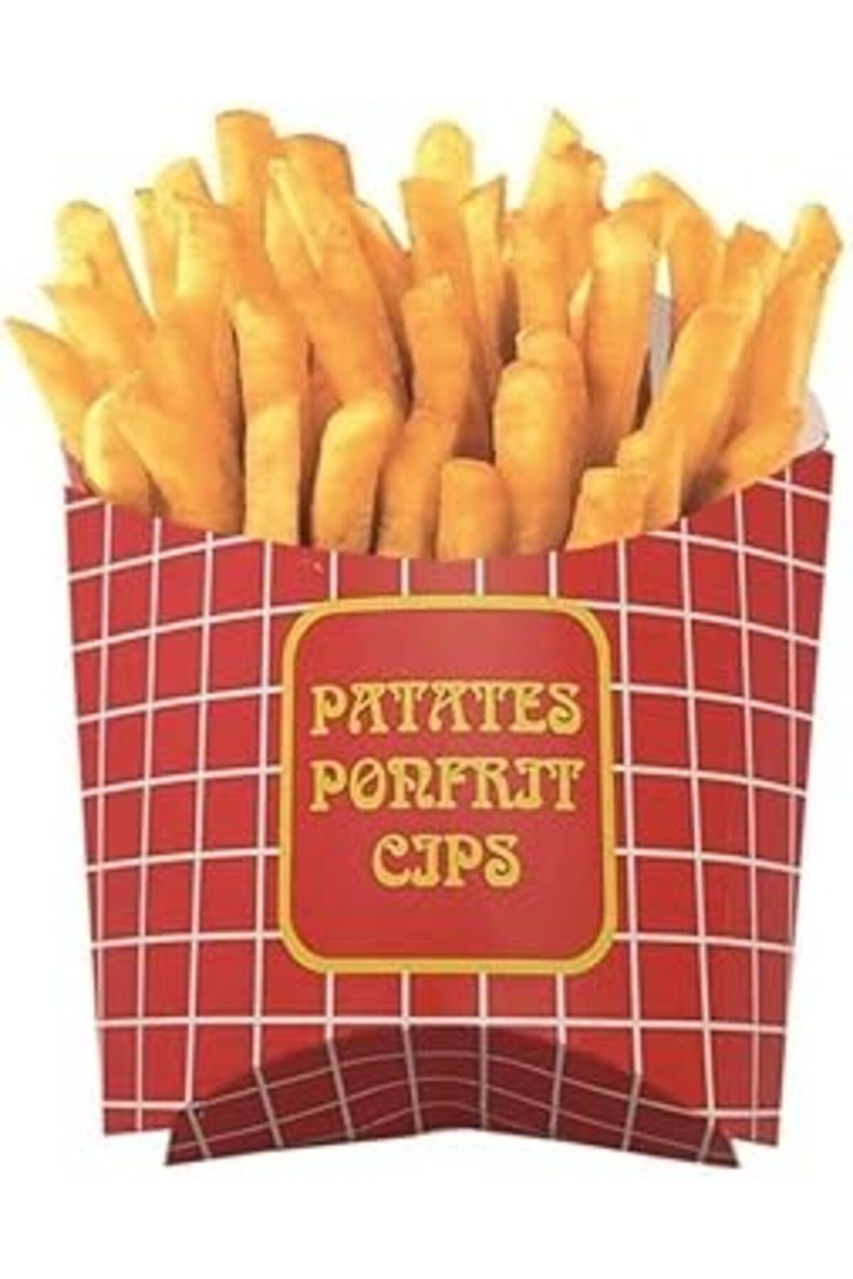 NETWORK ART Karton Cips Patates Kutusu 50 Adet