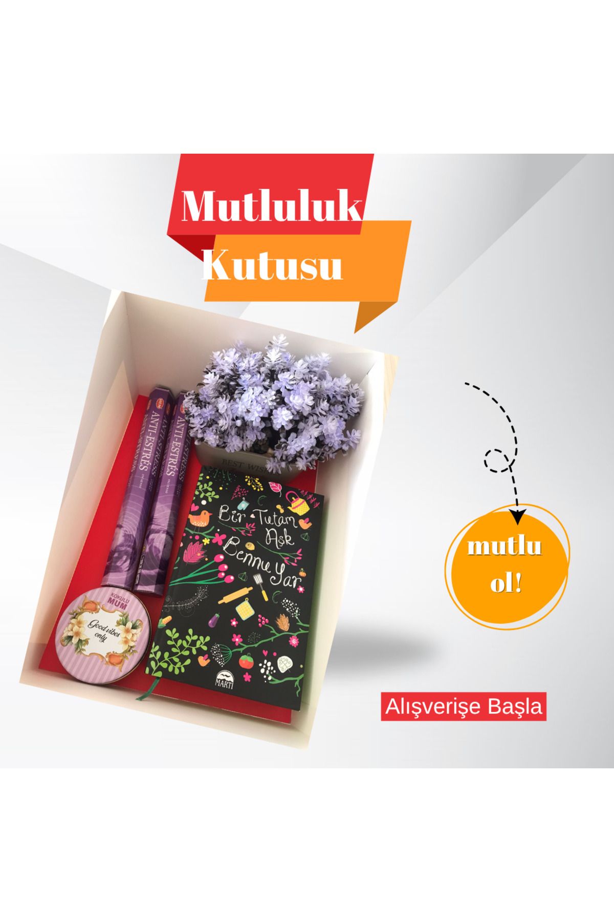 Warm “Bir Tutam Aşk” Mutluluk Kutusu – Ruhunuza Dokunan Özel Hediye Seti