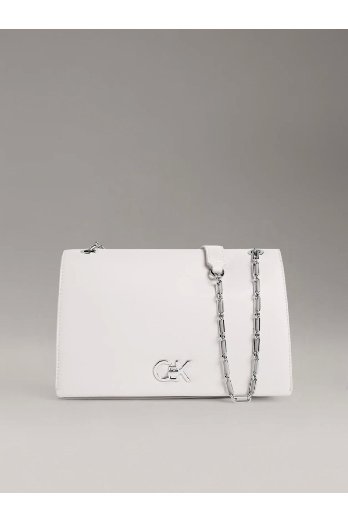 Calvin Klein Ck Re-lock Medıum Chaın Kadın Beyaz Çanta Lv04f3104g-fup