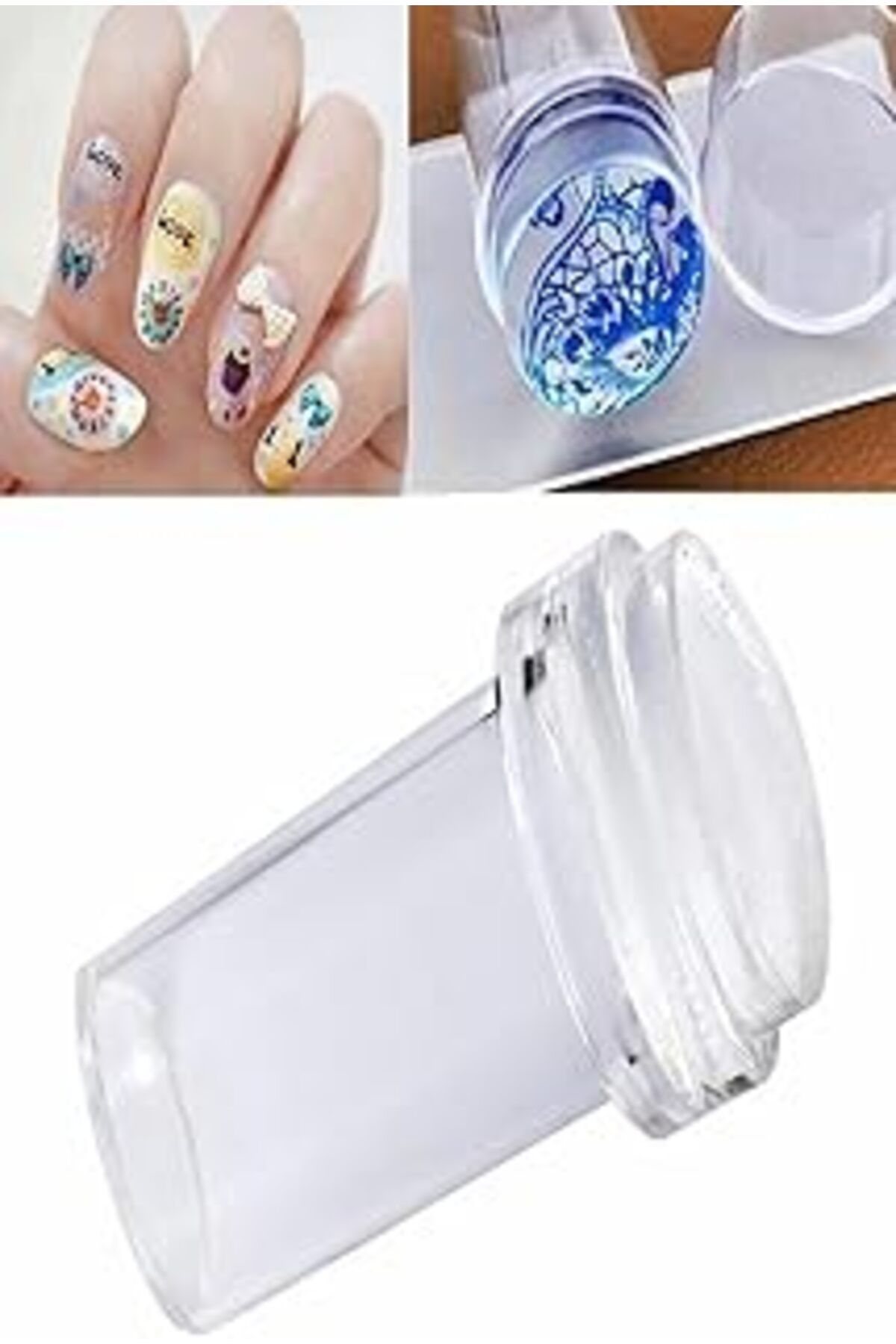 Qedii Pratik Kullanım Tırnak Damgalayıcı Pretty Stamper Oje Seti
