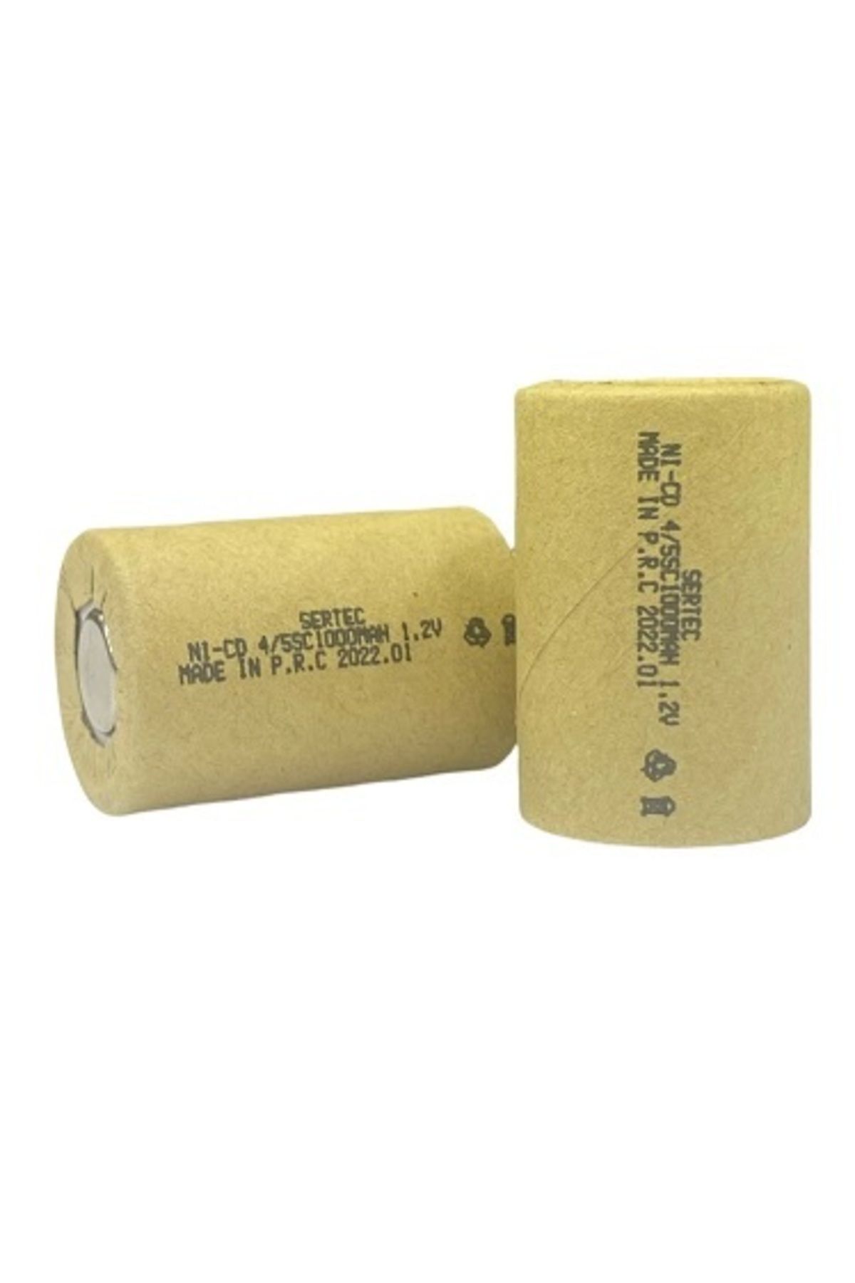 Skygo 1.2V Ni-Cd 4/5 SC 1000 Mah Kağıt Şarjlı Pil 3C Başsız/Flat Head