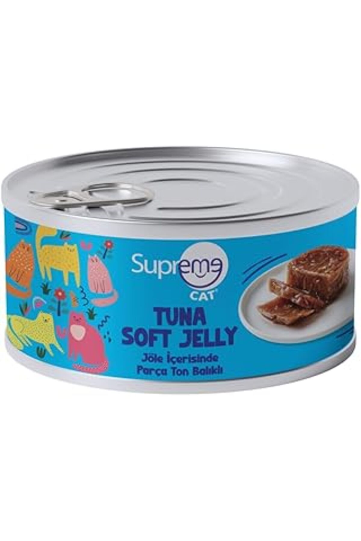 NETWORK ART Supreme Cat Parça Ton Balıklı/Jöle İçerisinde 85Gr 24'Lü