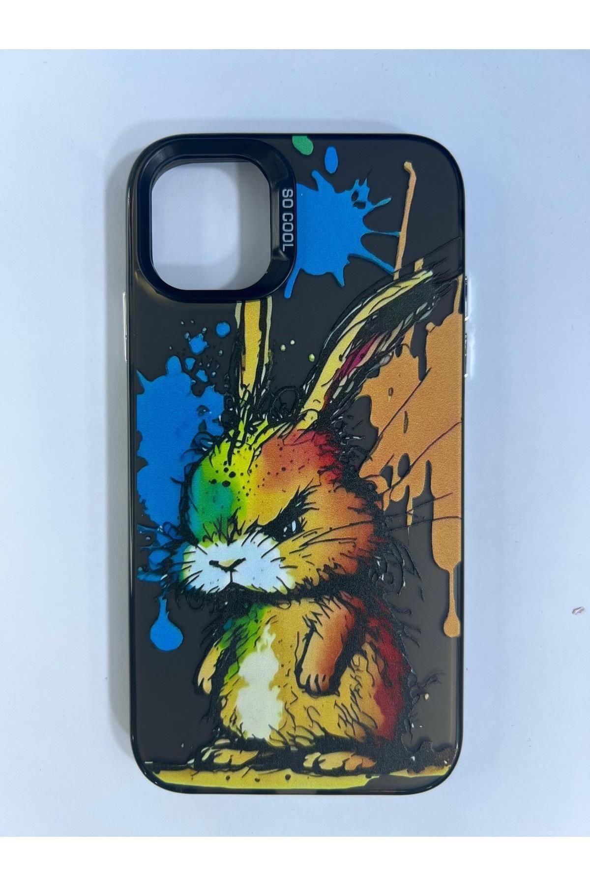 armorix ARMORİX İPHONE 11 HAYVAN BASKILI SERT SİLİKON KILIF