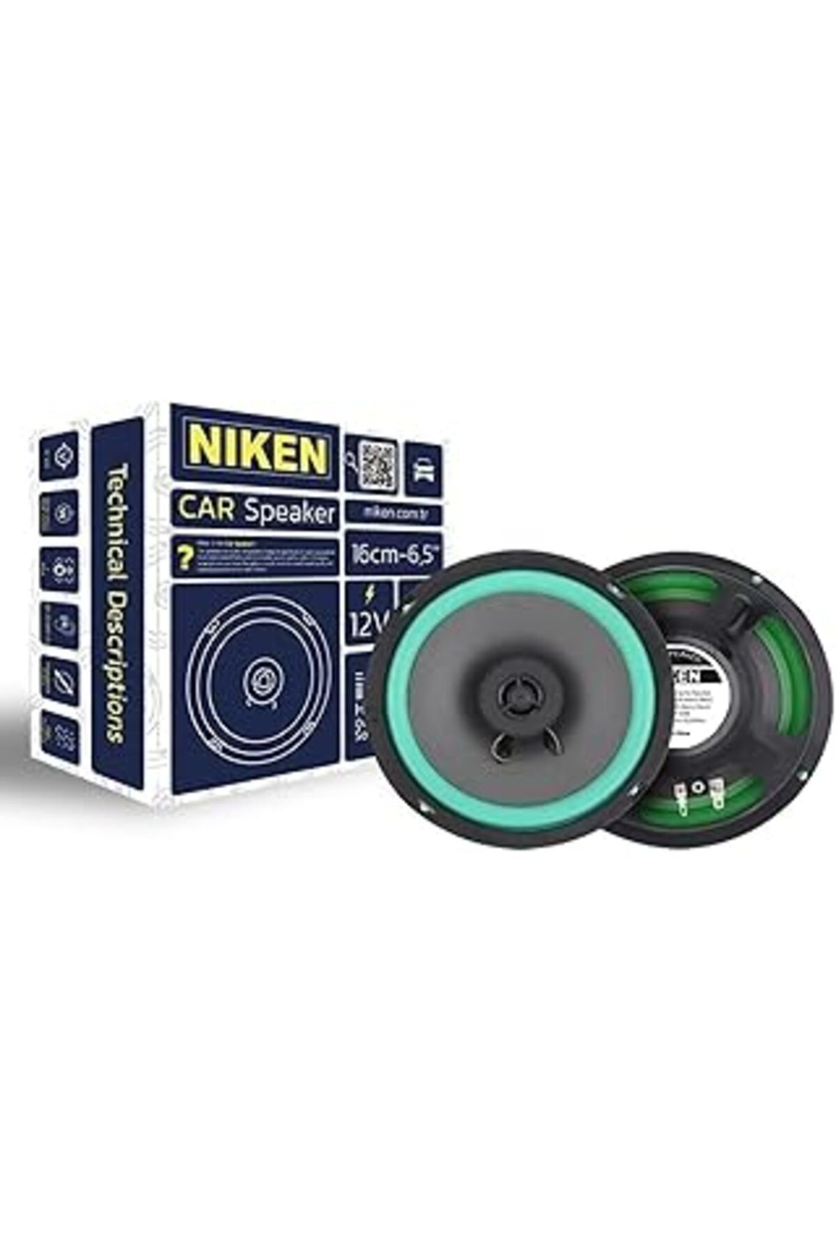 ASİTAN Niken Araç Hoparlörü 16Cm (6.5 Inç) Tüm Modellere Uyumlu