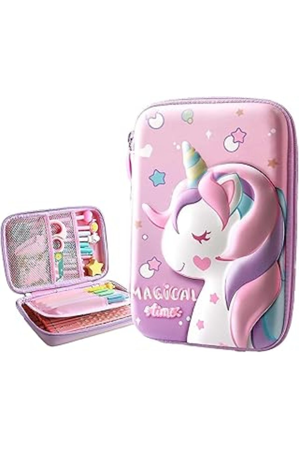 ASİTAN Valkyrie 3 Boyutlu Büyük Unicorn Su Geçirmez Kalem Kutusu