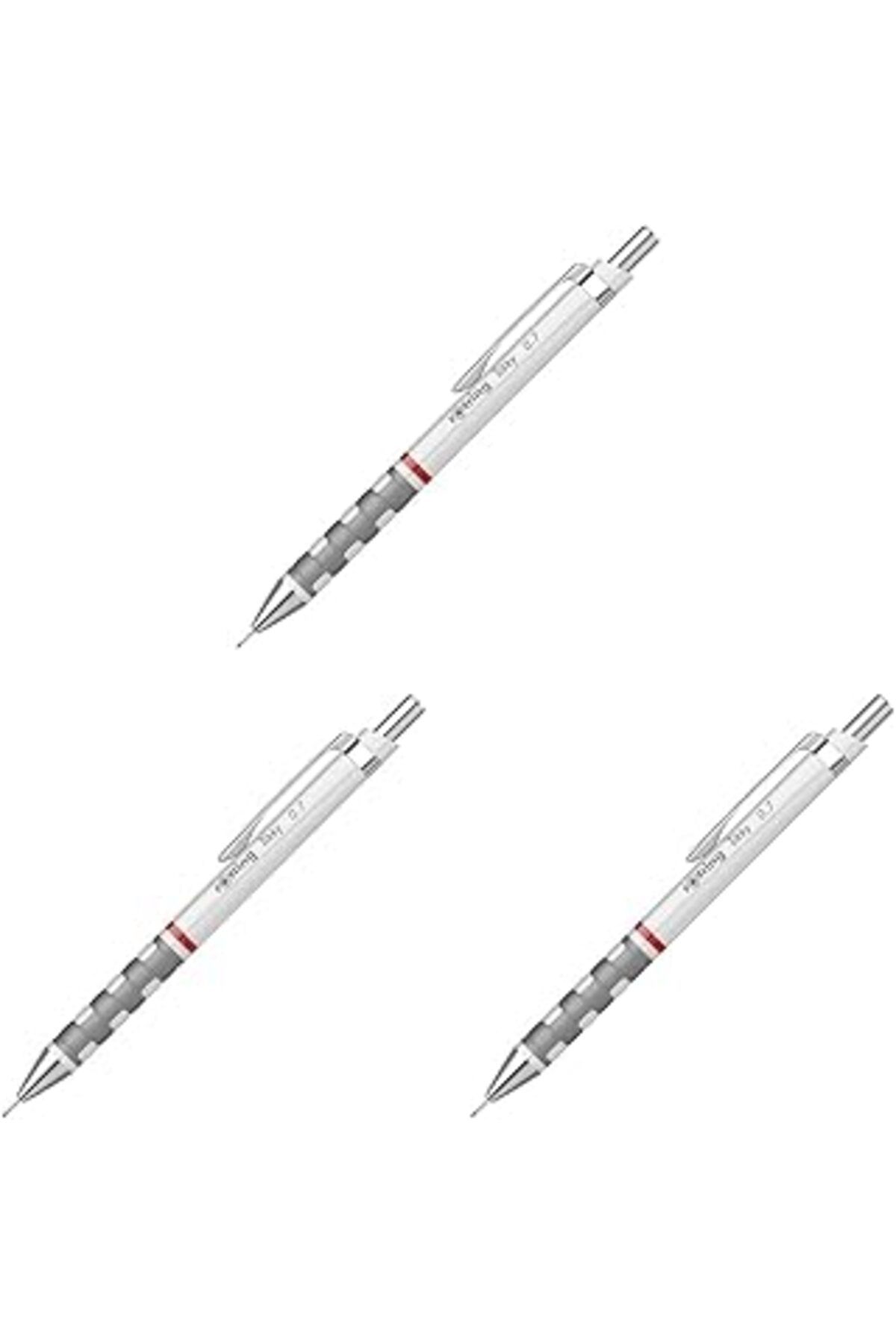 Qedii Rotring Tikky Versatil, Uçlu Kalem 0.7 Mm, Beyaz 3Lü Paket