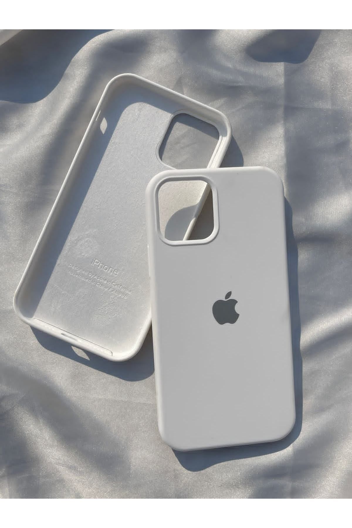 CatzeiN İphone 13/14 İle Uyumlu Lansman Silikon Kılıf - Beyaz